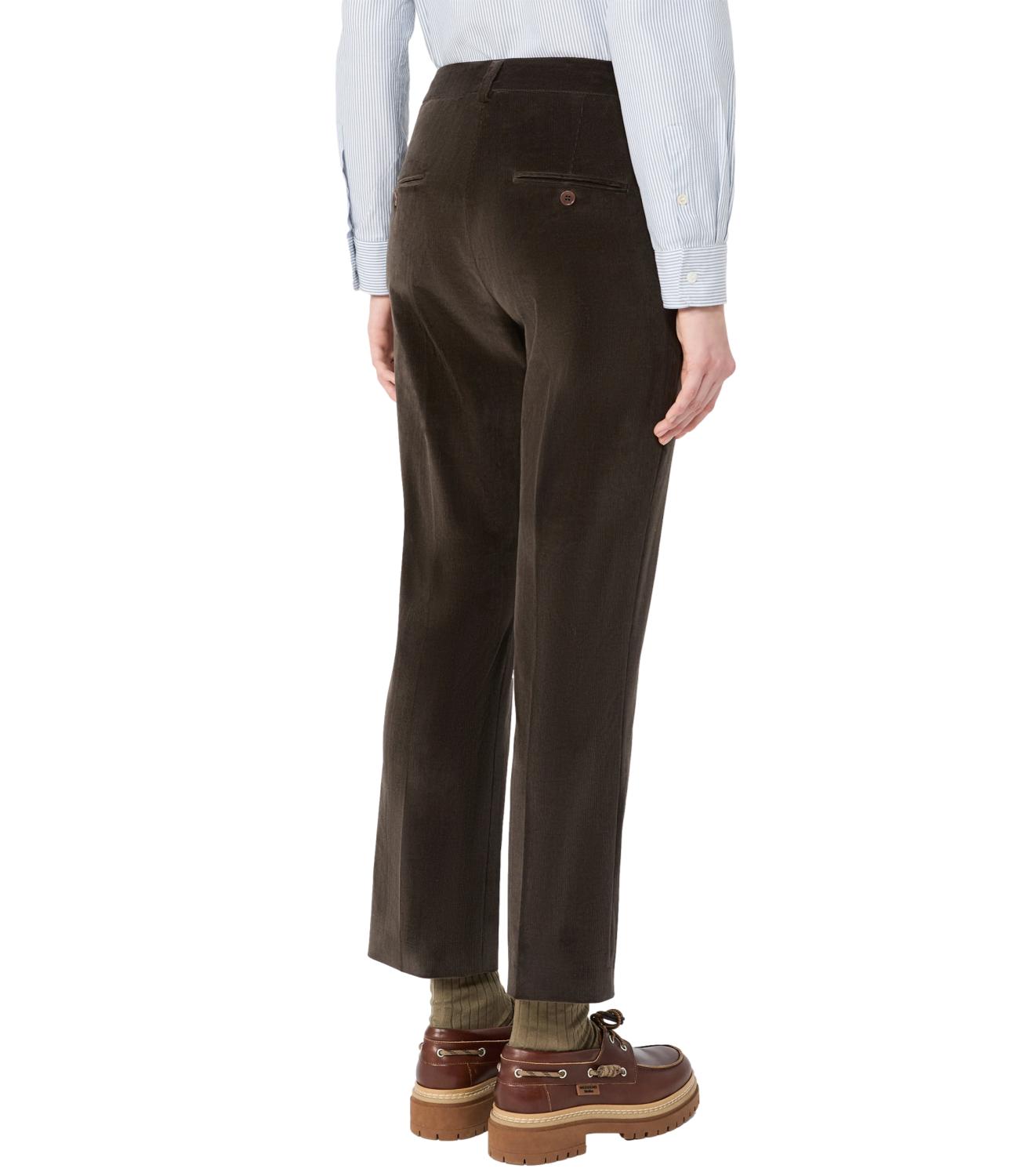 Max Mara Weekend Pantalone Wkdmarruca Marrone Scuro Donna