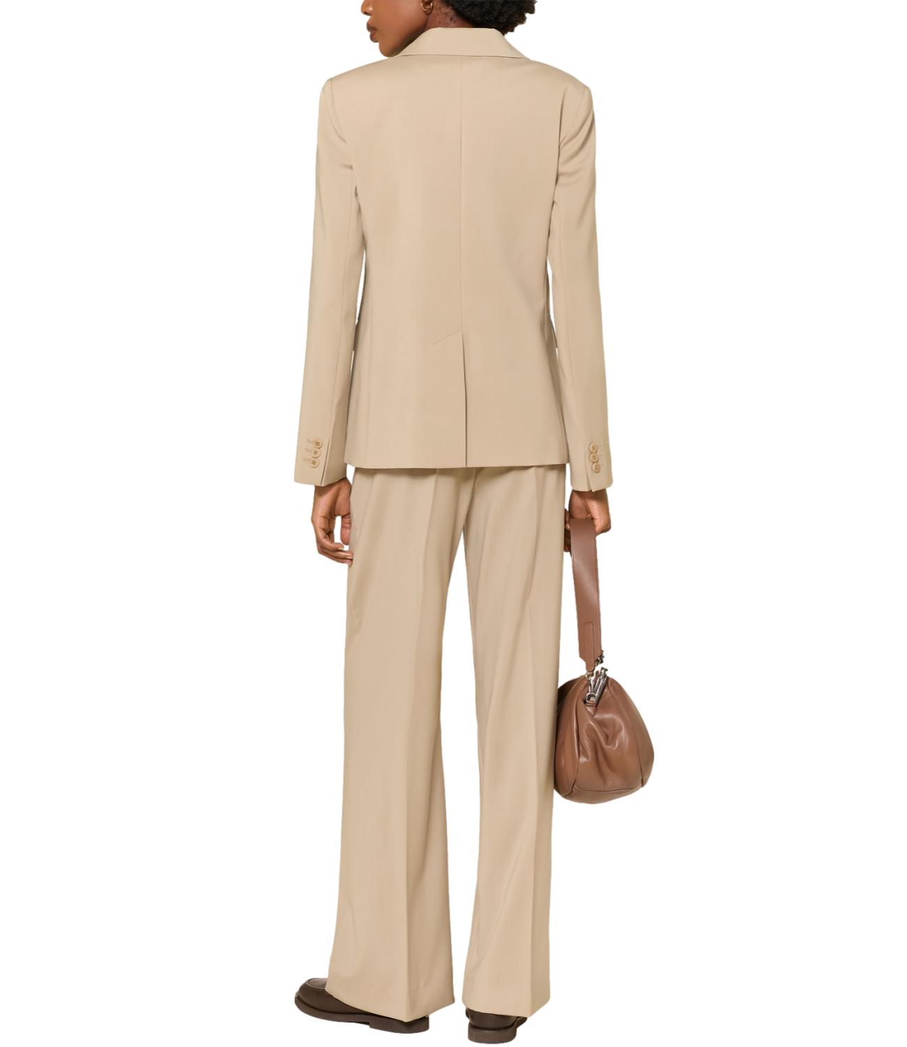 Max Mara Weekend Pantalone Wkdvisivo Beige Donna
