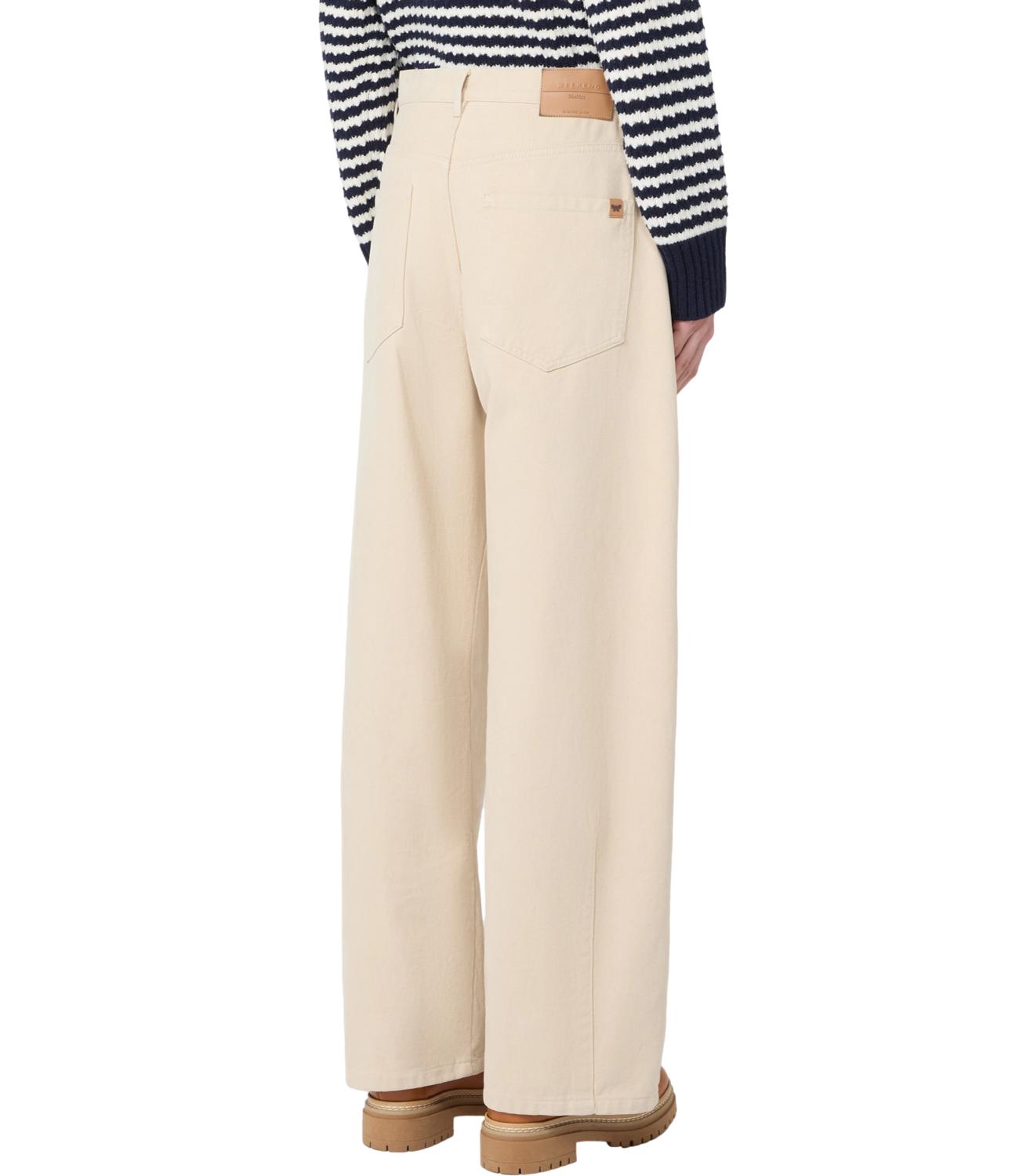 Max Mara Weekend Pantalone Wkdordine Avorio Donna