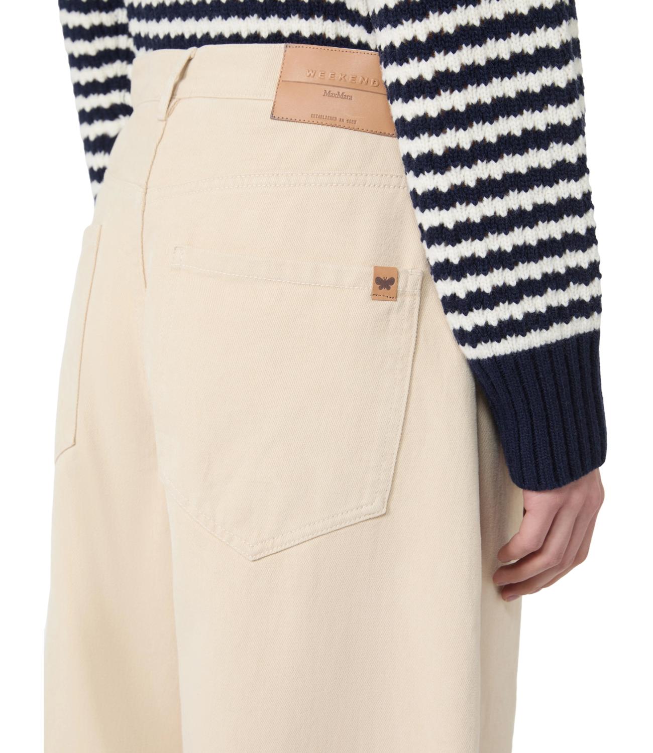 Max Mara Weekend Pantalone Wkdordine Avorio Donna