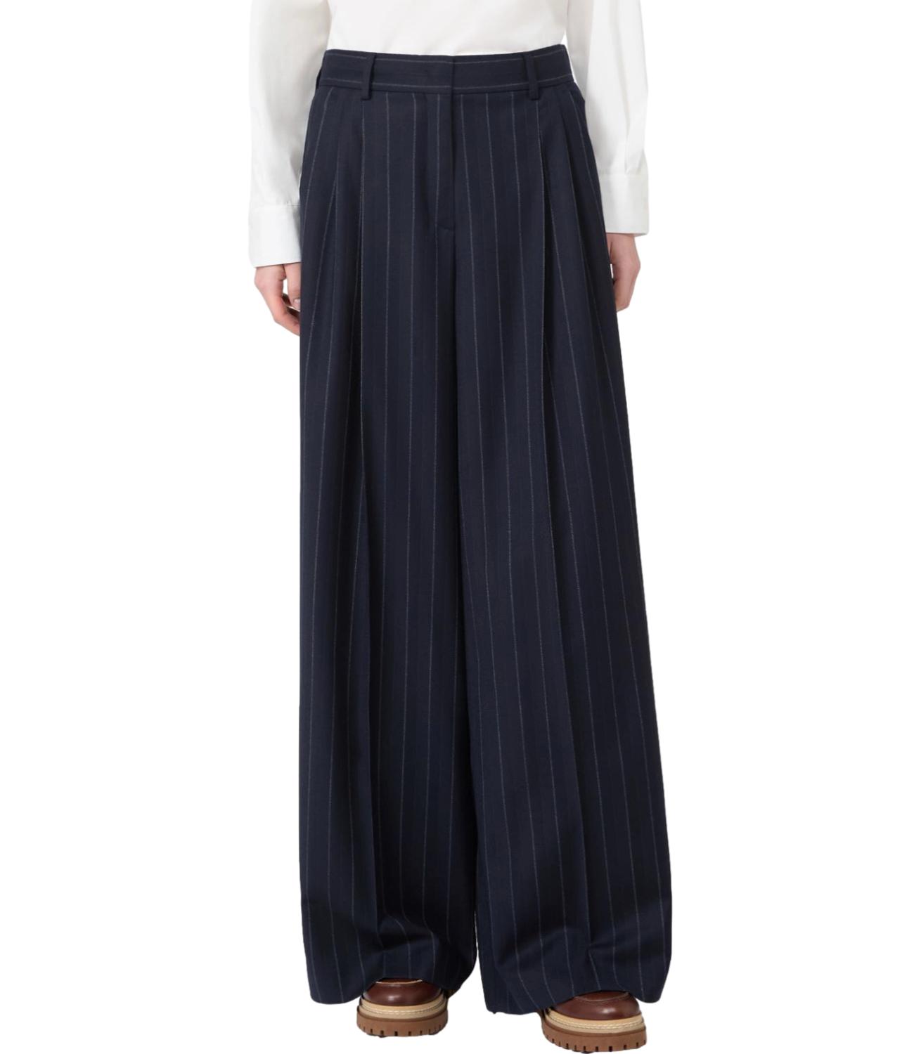 Max Mara Weekend Pantalone Wkdnebbie Blu Donna