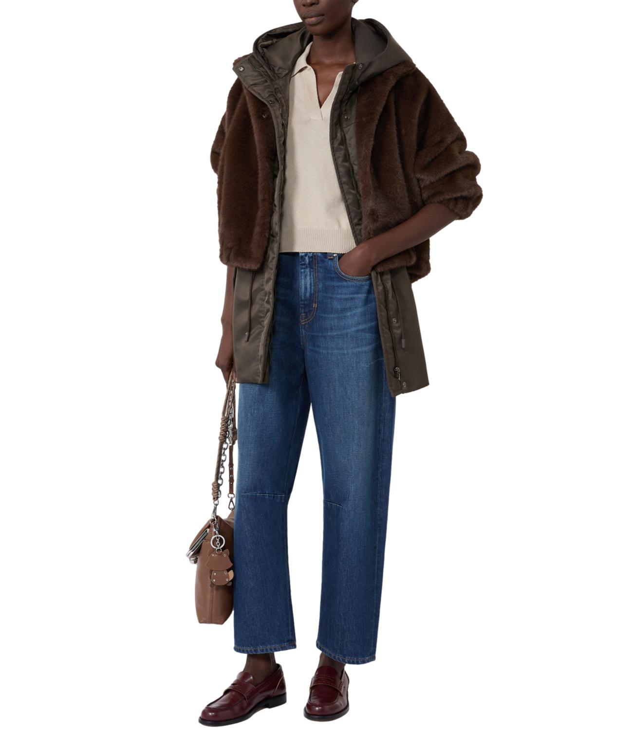 Max Mara Weekend Gilet Wkdorigano Fango Donna