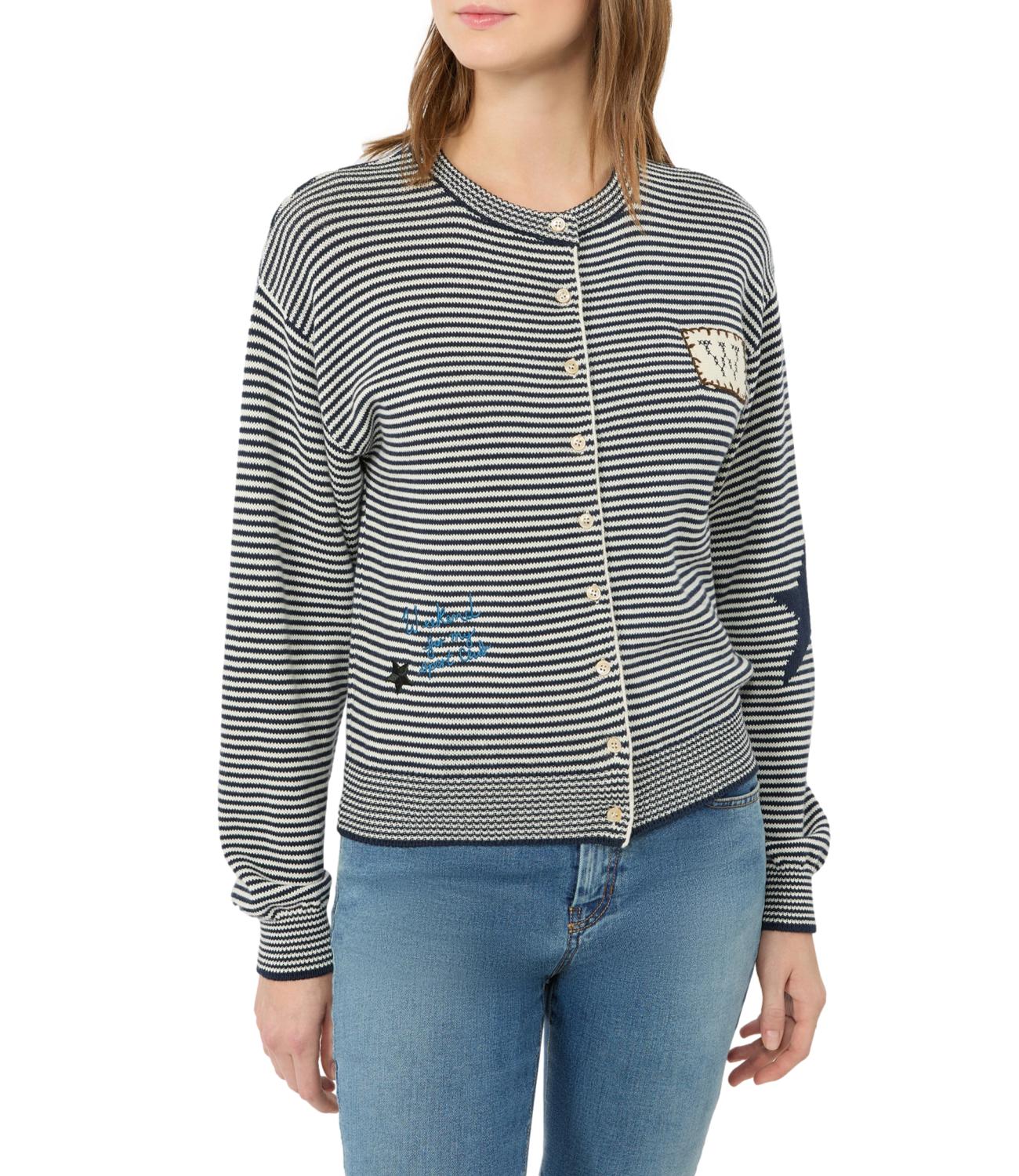 Max Mara Weekend Cardigan Wkdteiera Blu Donna