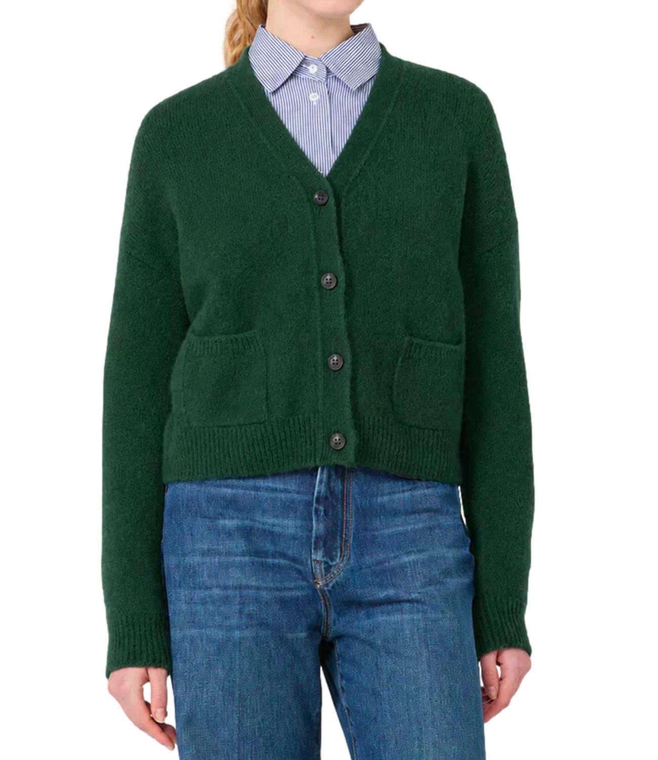 Max Mara Weekend Cardigan Wkdgettata Verde Bosco Donna