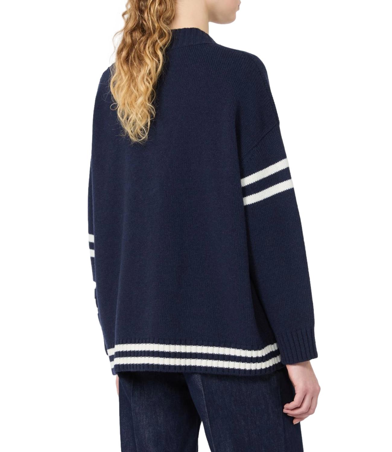 Max Mara Weekend Cardigan Wkdbelgio Blu Marino Donna
