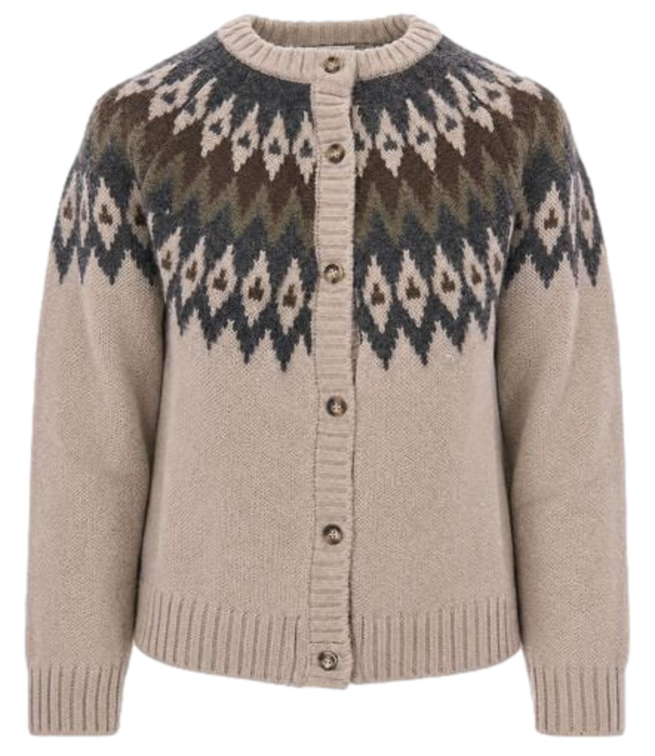 Max Mara Weekend Cardigan Wkdtarga Beige Donna