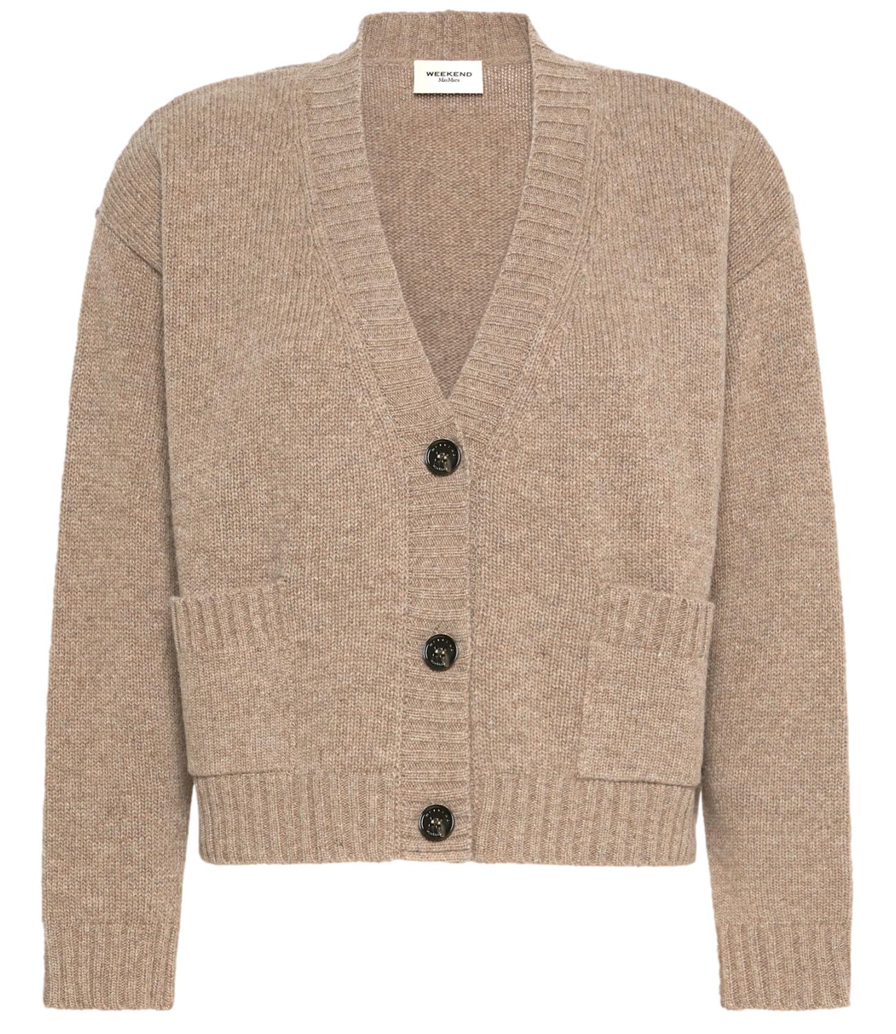 Max Mara Weekend Cardigan Wkdfilmato Nocciola Donna