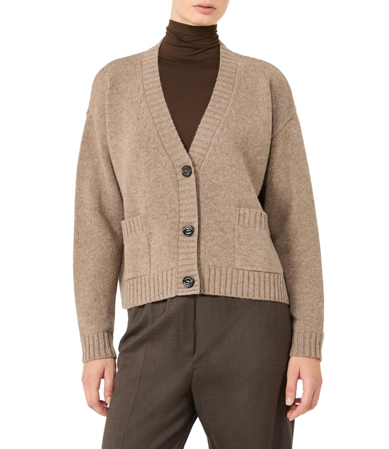 Max Mara Weekend Cardigan Wkdfilmato Nocciola Donna