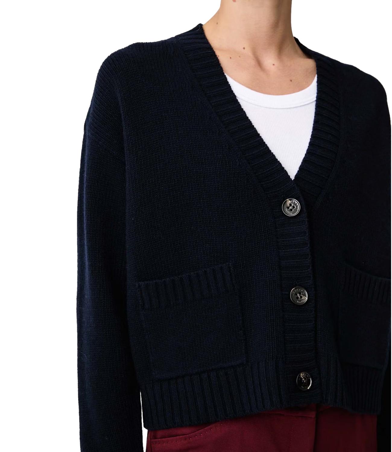 Max Mara Weekend Cardigan Wkdfilmato Blu Donna
