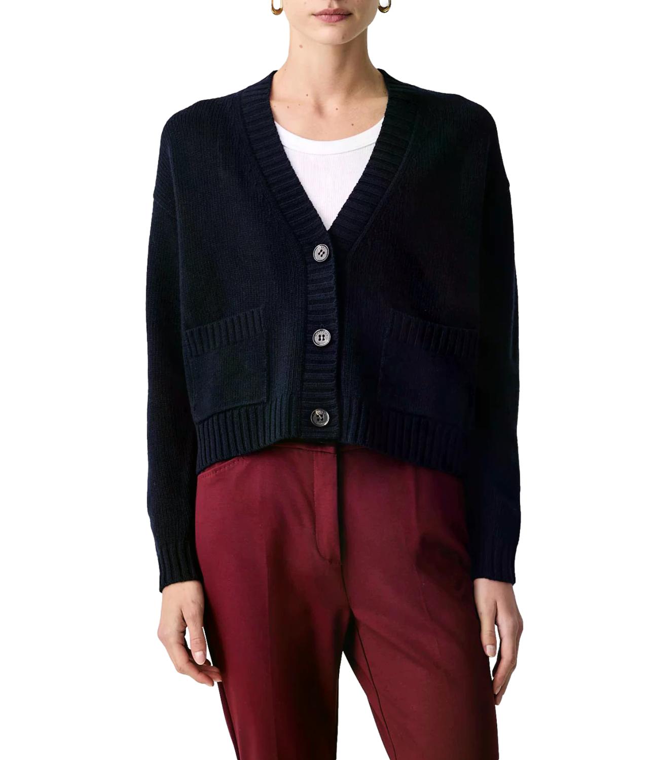 Max Mara Weekend Cardigan Wkdfilmato Blu Donna