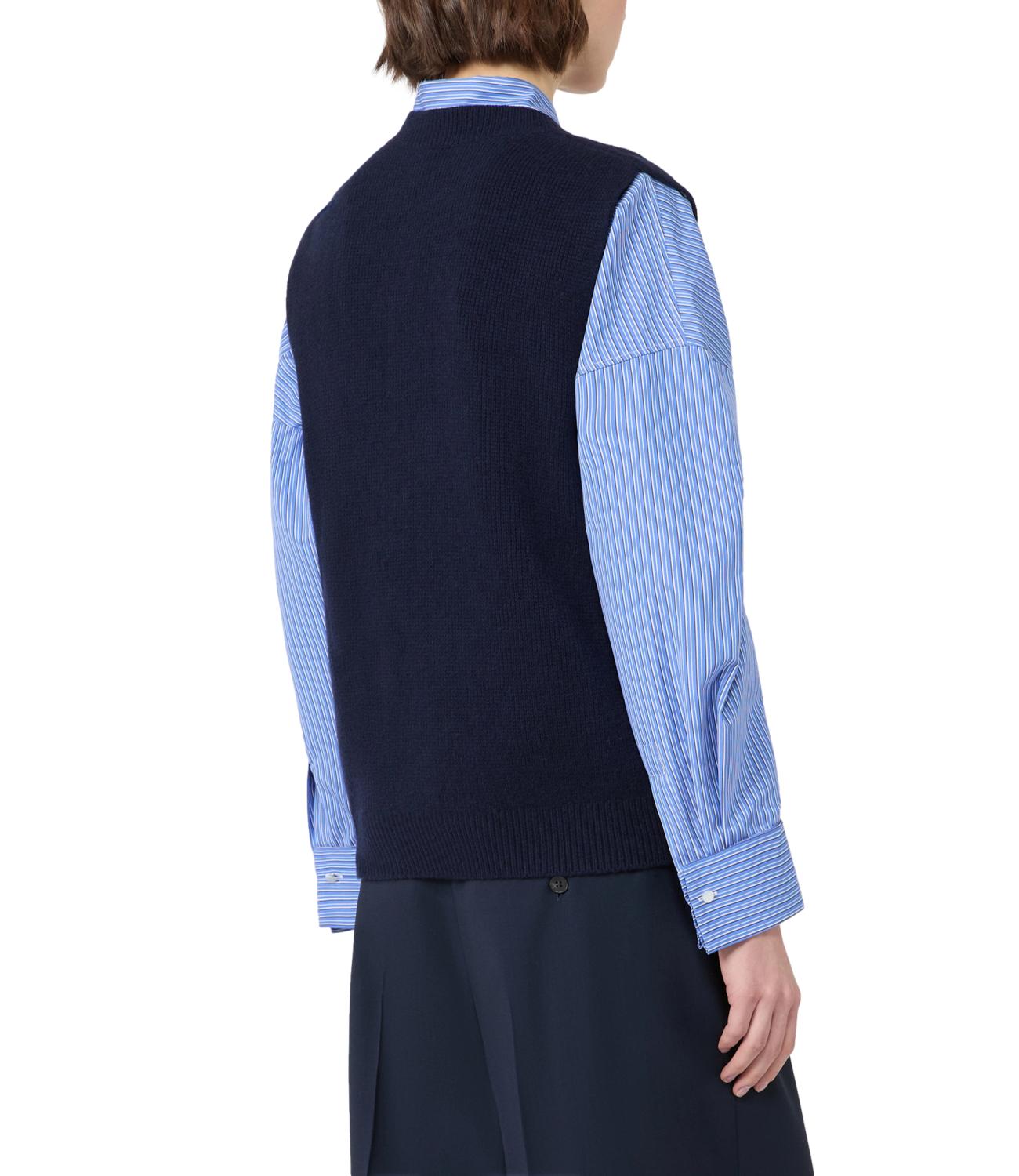 Max Mara Weekend Gilet Wkdcacao Blu Marino Donna