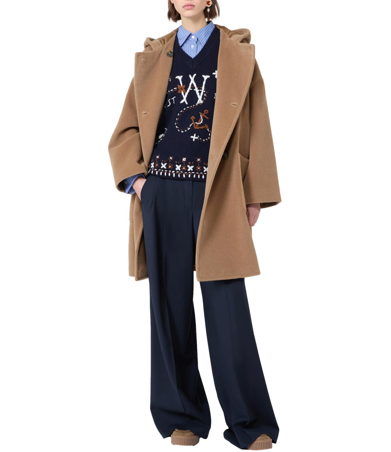 Max Mara Weekend Gilet Wkdcacao Blu Marino Donna