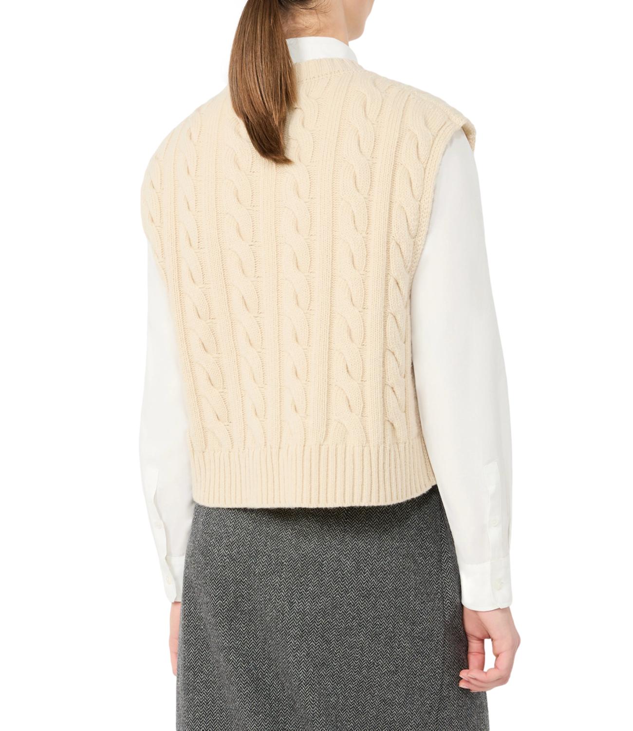Max Mara Weekend Gilet Wkdclown Ghiaccio Donna
