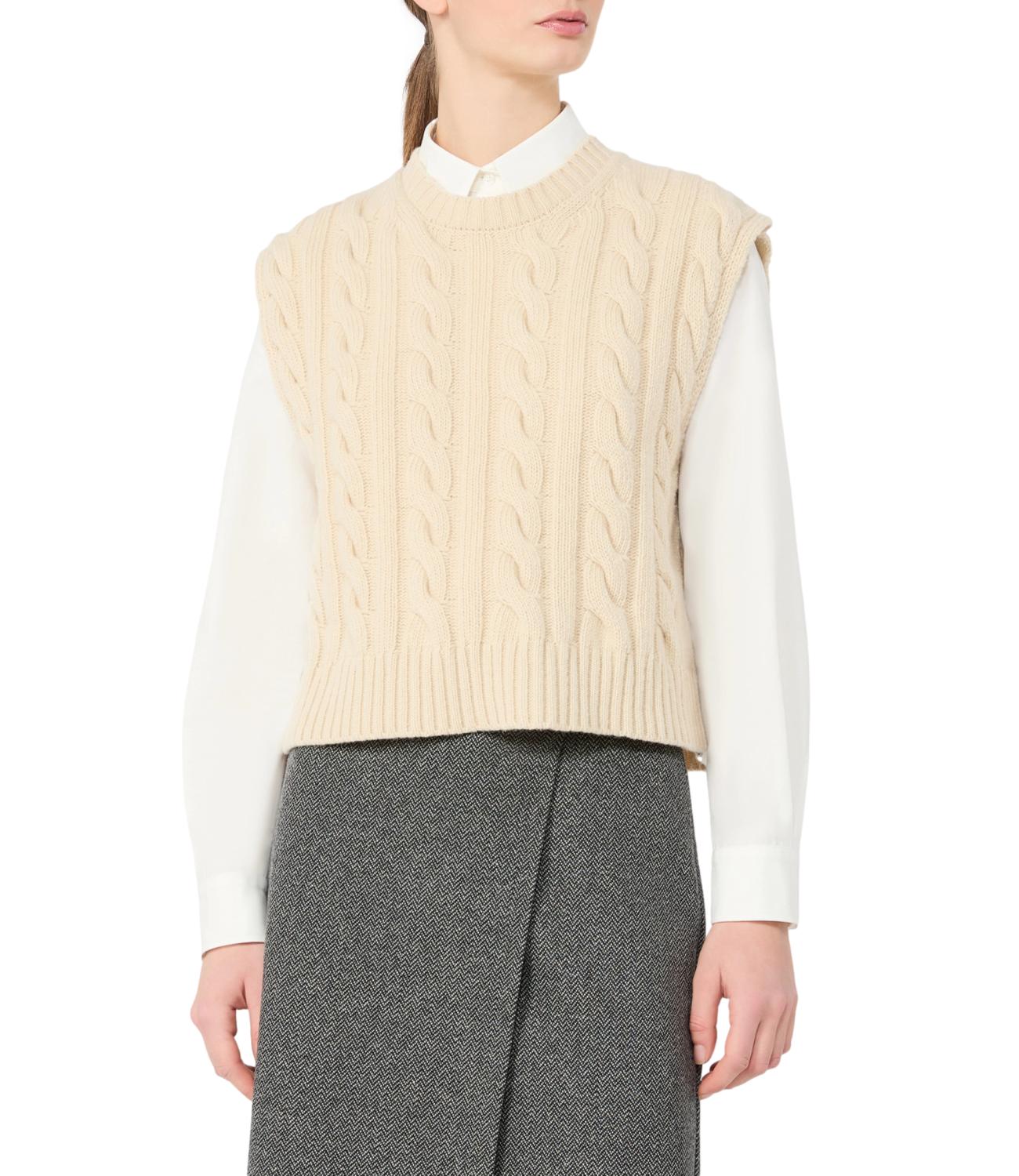 Max Mara Weekend Gilet Wkdclown Ghiaccio Donna