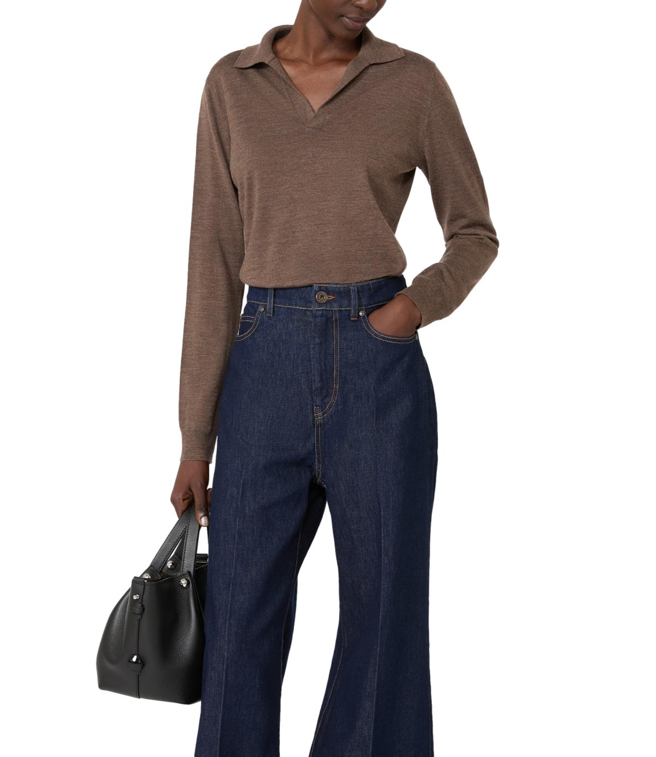 Max Mara Weekend Maglia Wkdcappa Marron Glacè Donna