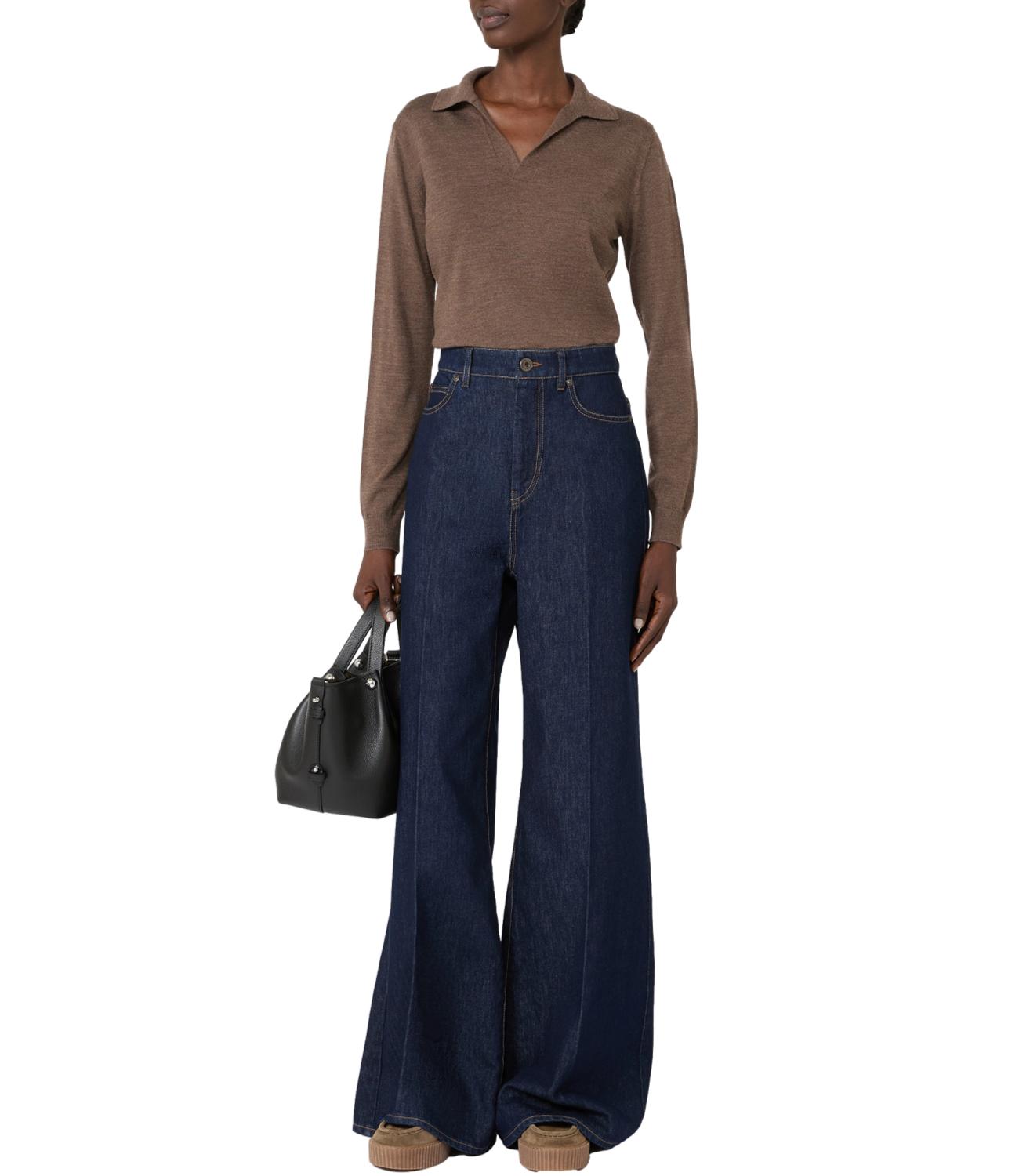 Max Mara Weekend Maglia Wkdcappa Marron Glacè Donna