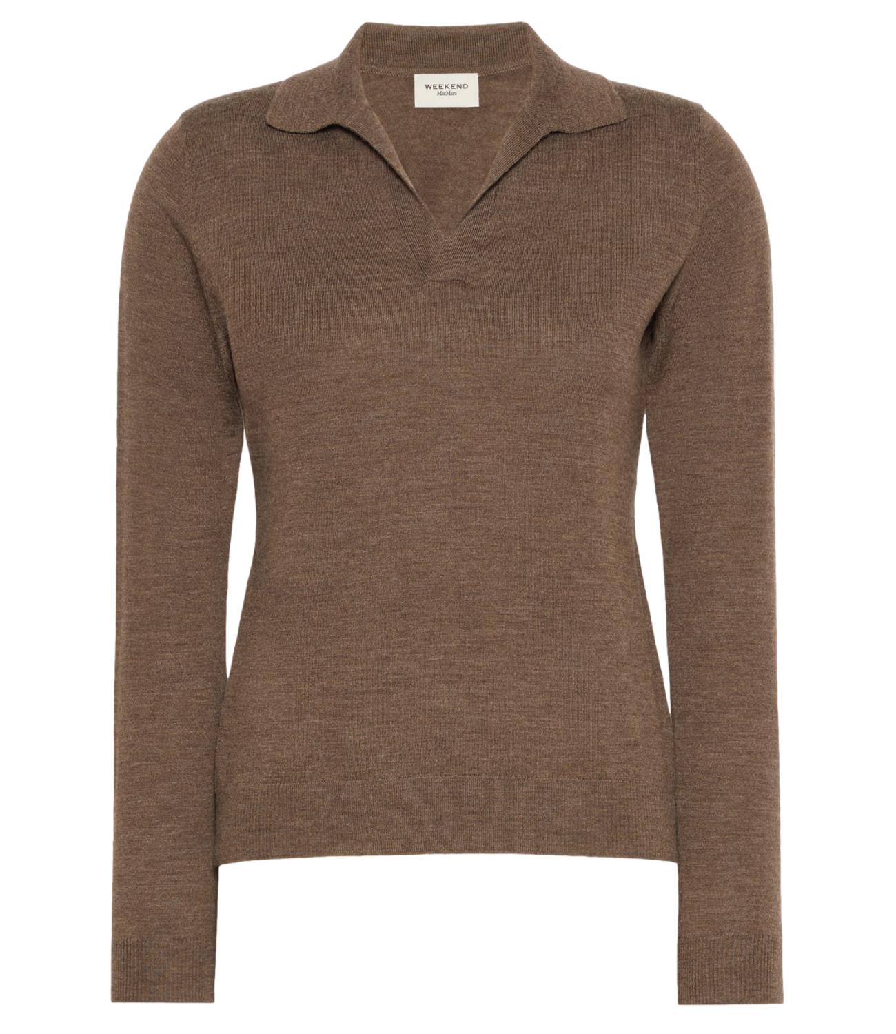 Max Mara Weekend Maglia Wkdcappa Marron Glacè Donna