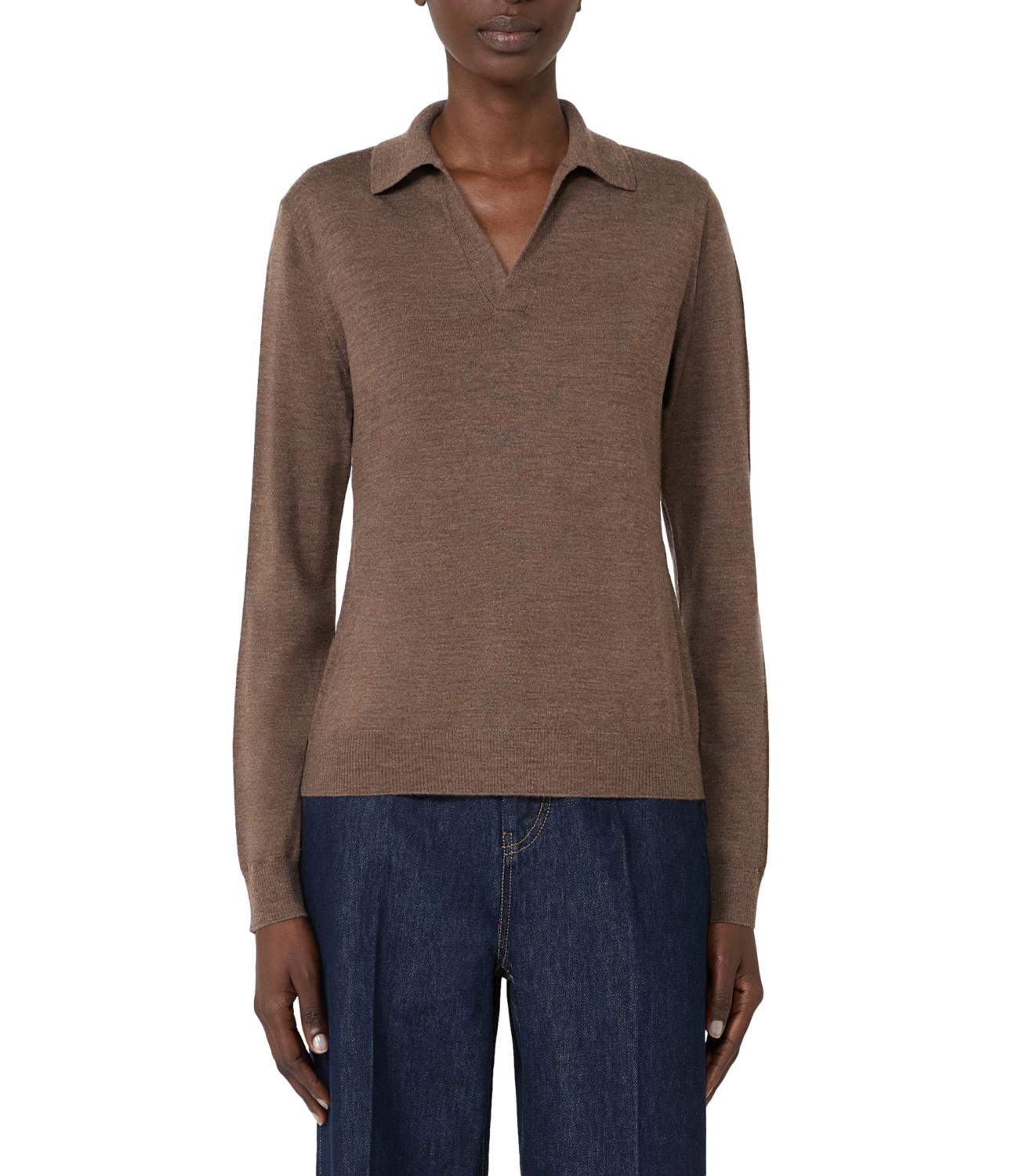 Max Mara Weekend Maglia Wkdcappa Marron Glacè Donna