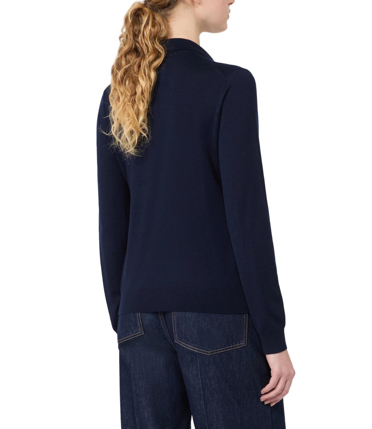 Max Mara Weekend Maglia Wkdcappa Blu Donna