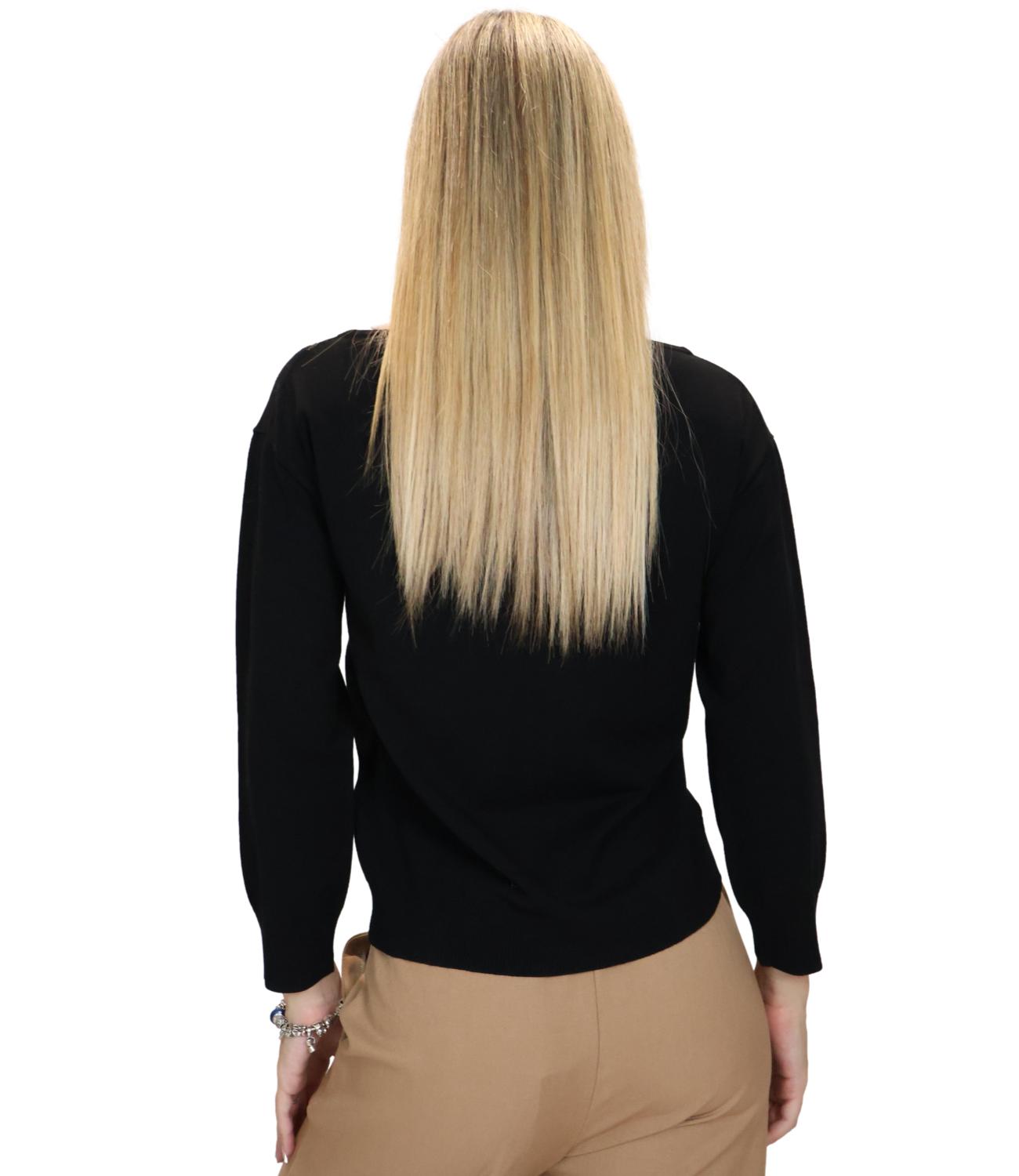 Max Mara Weekend Maglia Wkdstecca Nero Donna