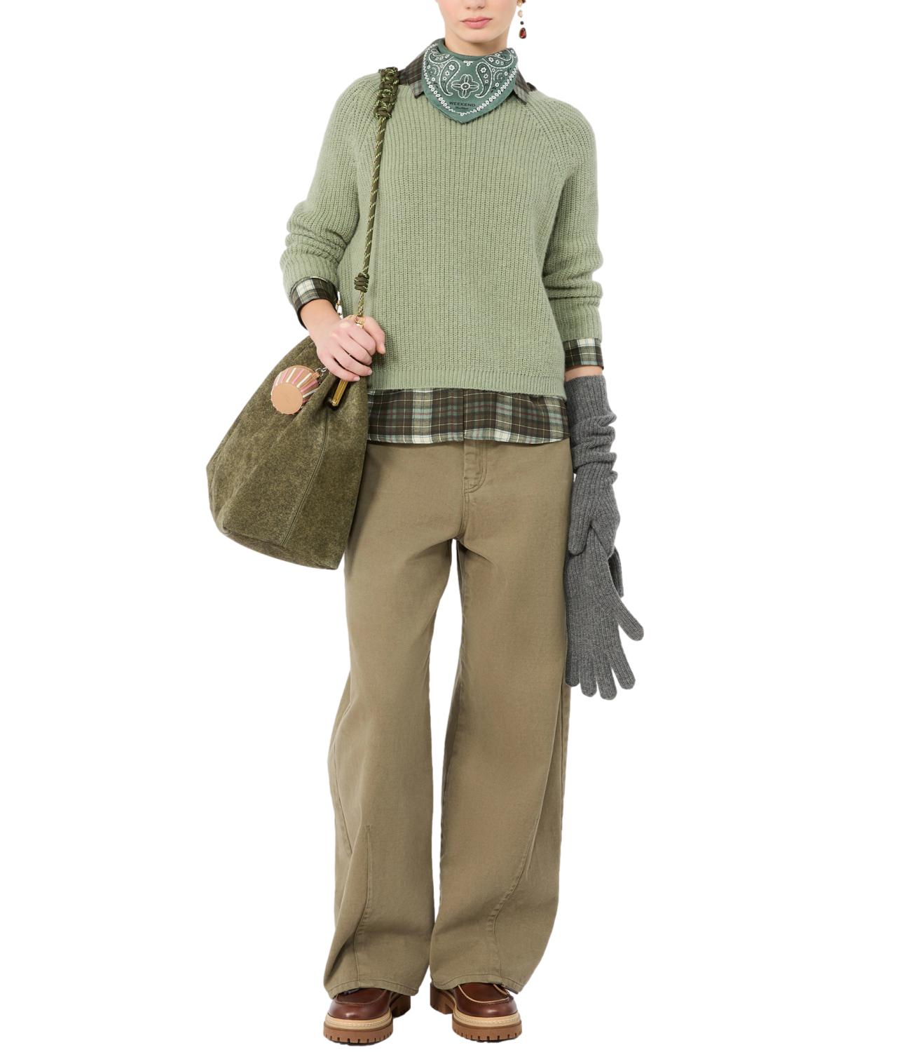 Max Mara Weekend Maglia Wkdxeno Verde Salvia Donna