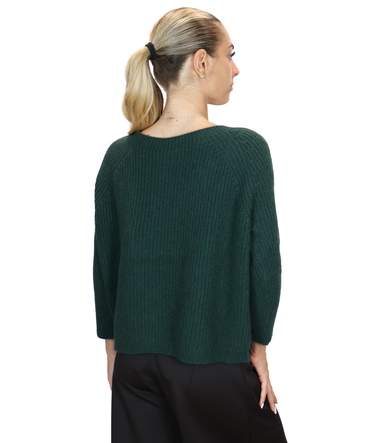 Max Mara Weekend Maglia Wkdxeno Verde Bosco Donna