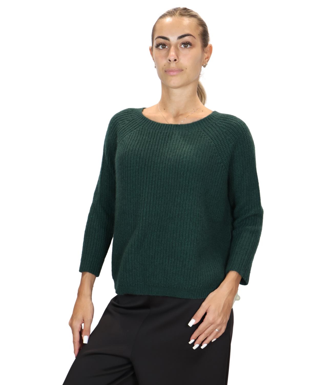 Max Mara Weekend Maglia Wkdxeno Verde Bosco Donna