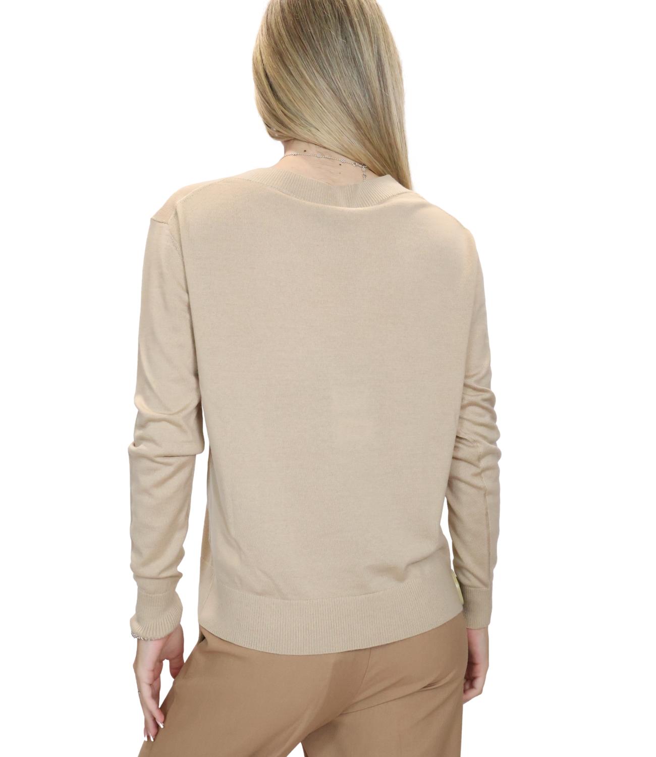 Max Mara Weekend Maglia Wkdtalamo Sabbia Donna