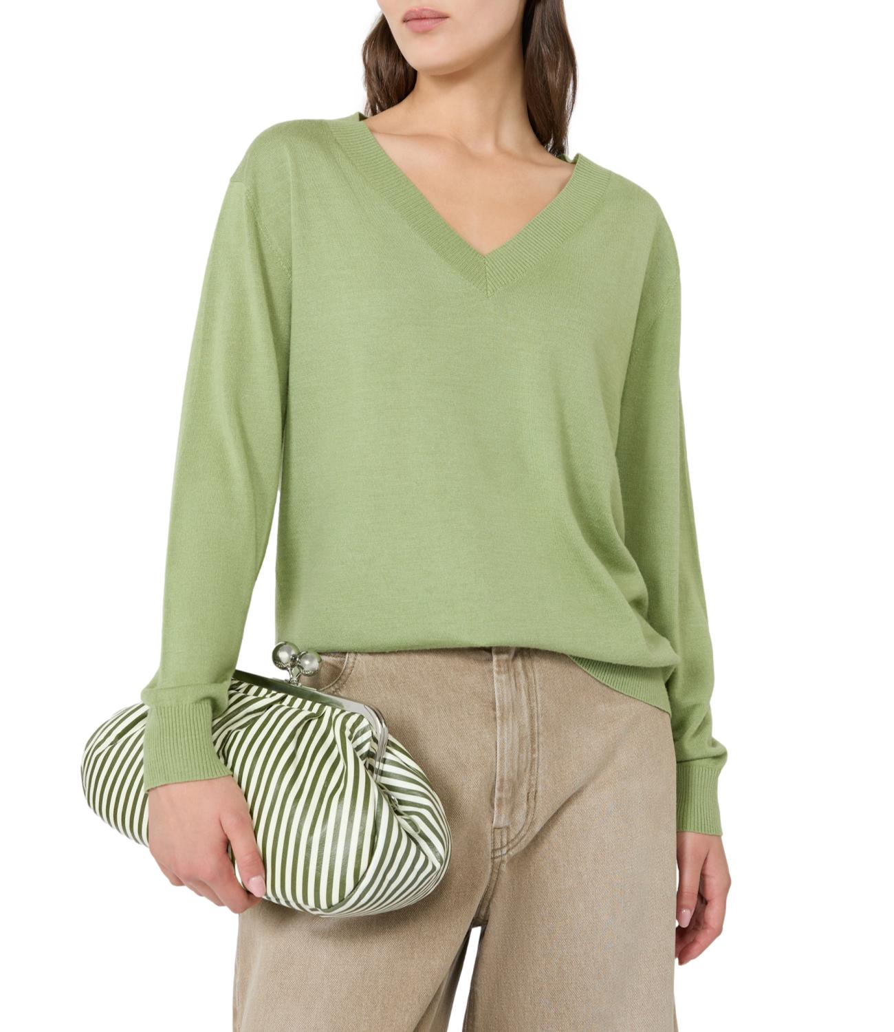 Max Mara Weekend Maglia Wkdtalamo Verde Donna