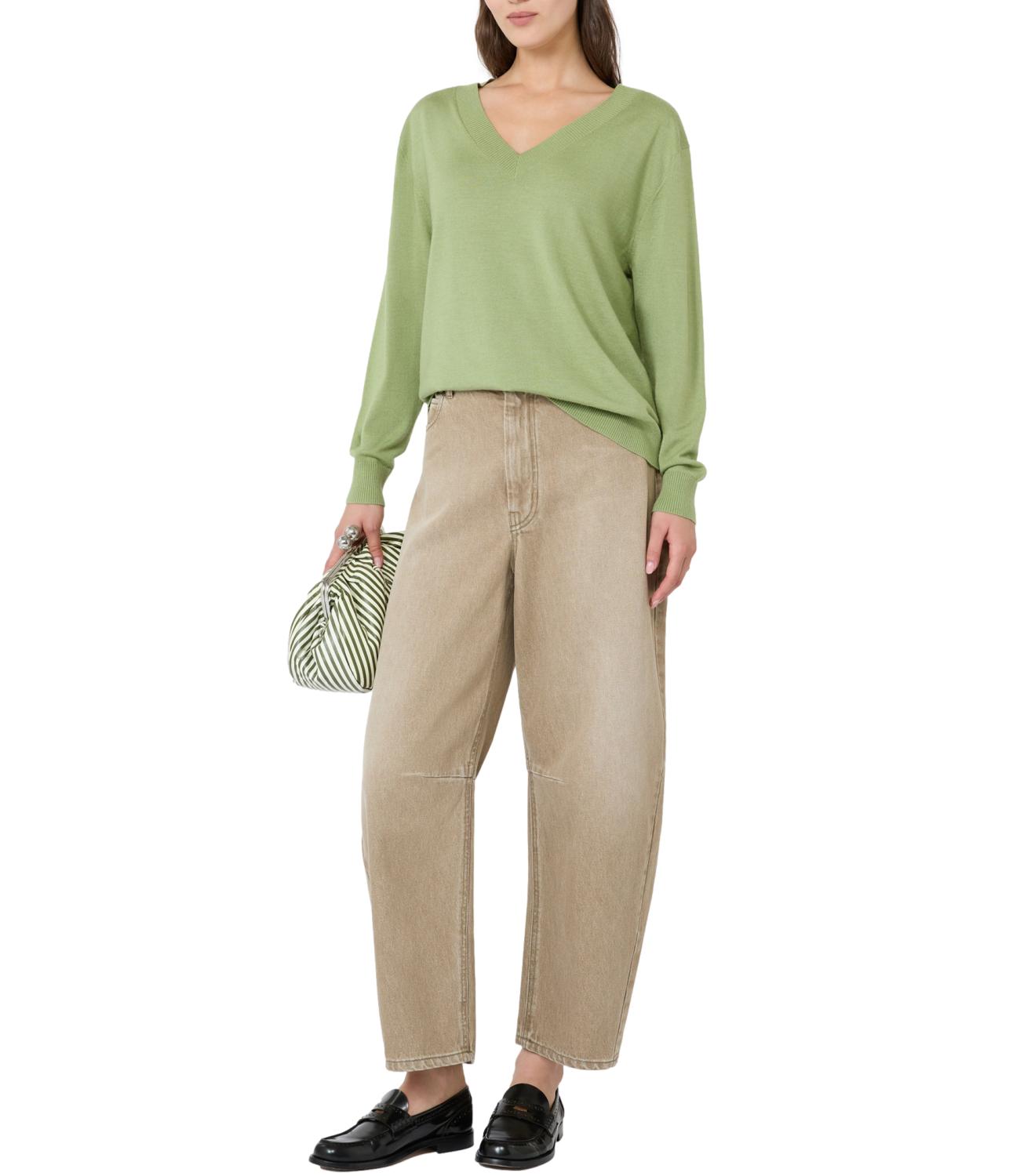 Max Mara Weekend Maglia Wkdtalamo Verde Donna