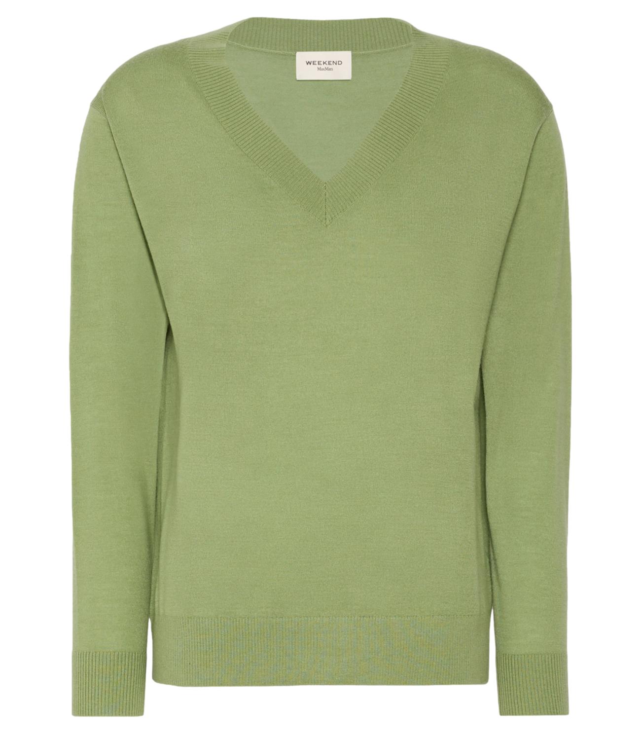 Max Mara Weekend Maglia Wkdtalamo Verde Donna