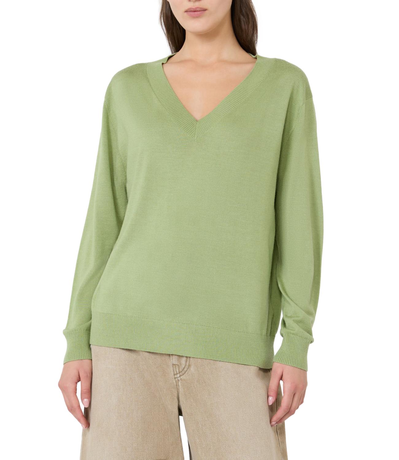 Max Mara Weekend Maglia Wkdtalamo Verde Donna