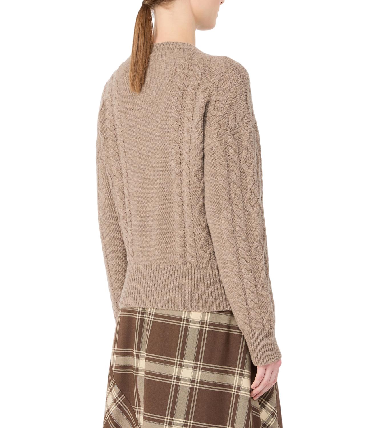 Max Mara Weekend Maglia Wkdalben Nocciola Donna