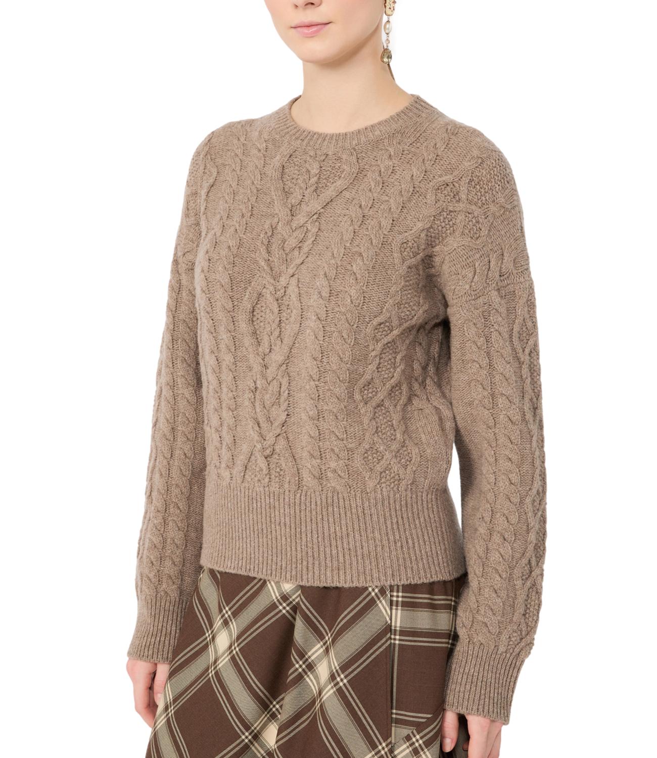 Max Mara Weekend Maglia Wkdalben Nocciola Donna