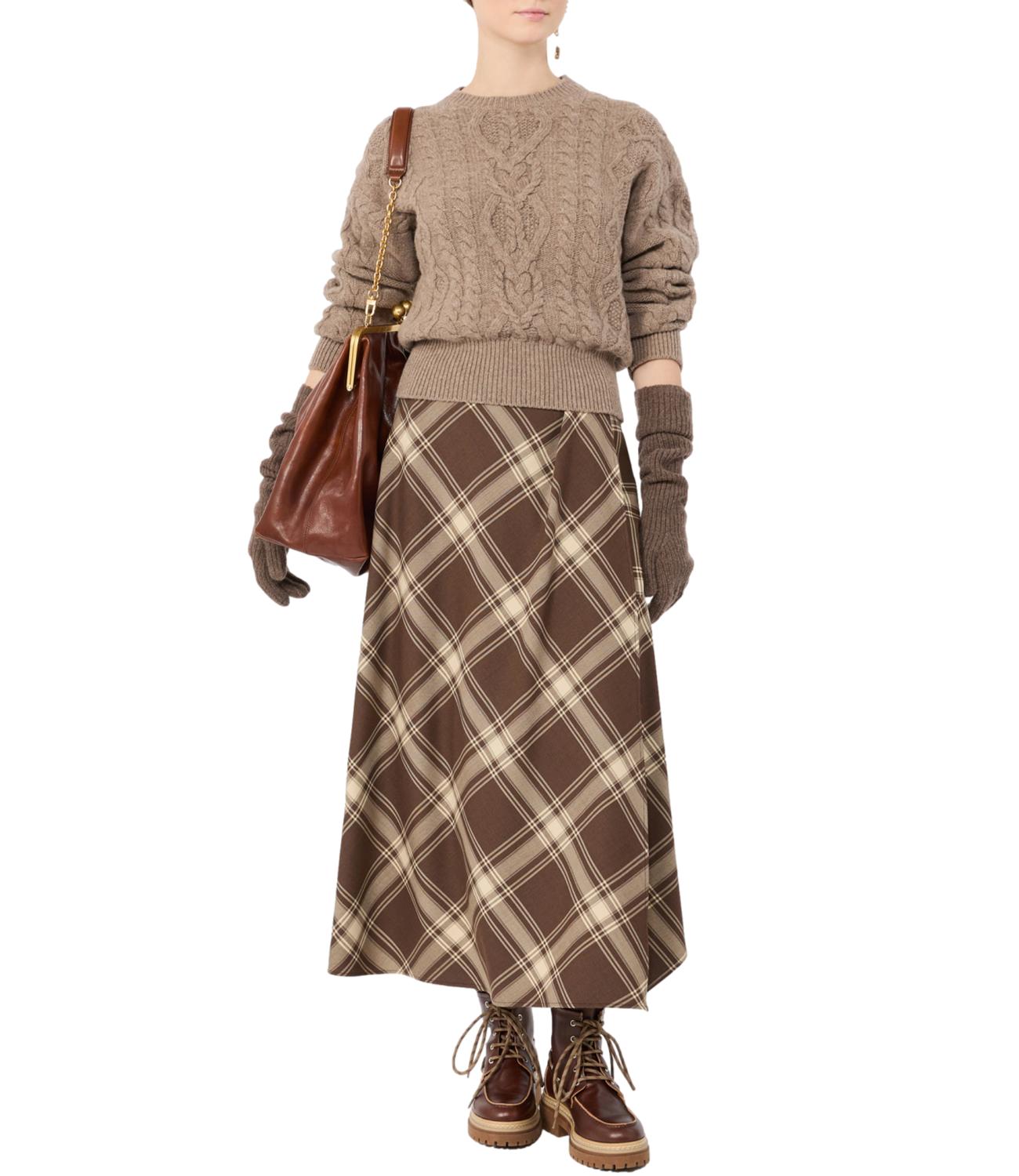 Max Mara Weekend Maglia Wkdalben Nocciola Donna