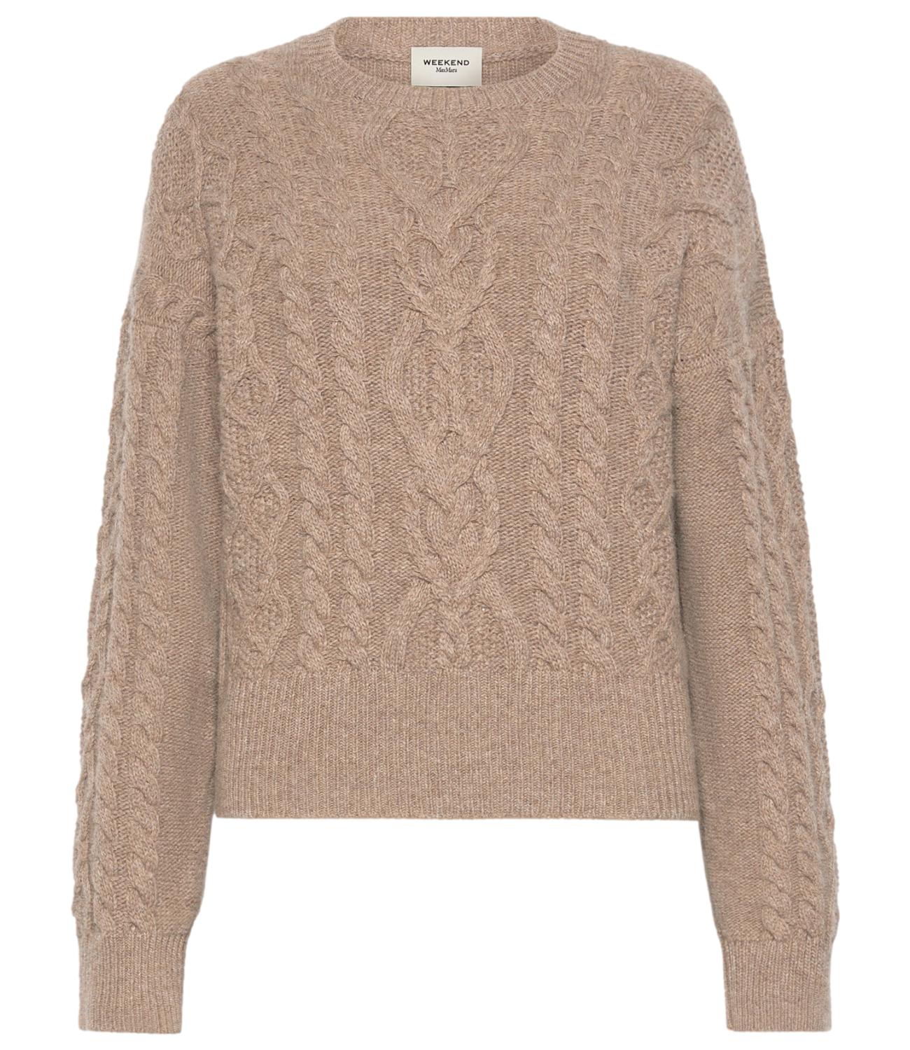 Max Mara Weekend Maglia Wkdalben Nocciola Donna