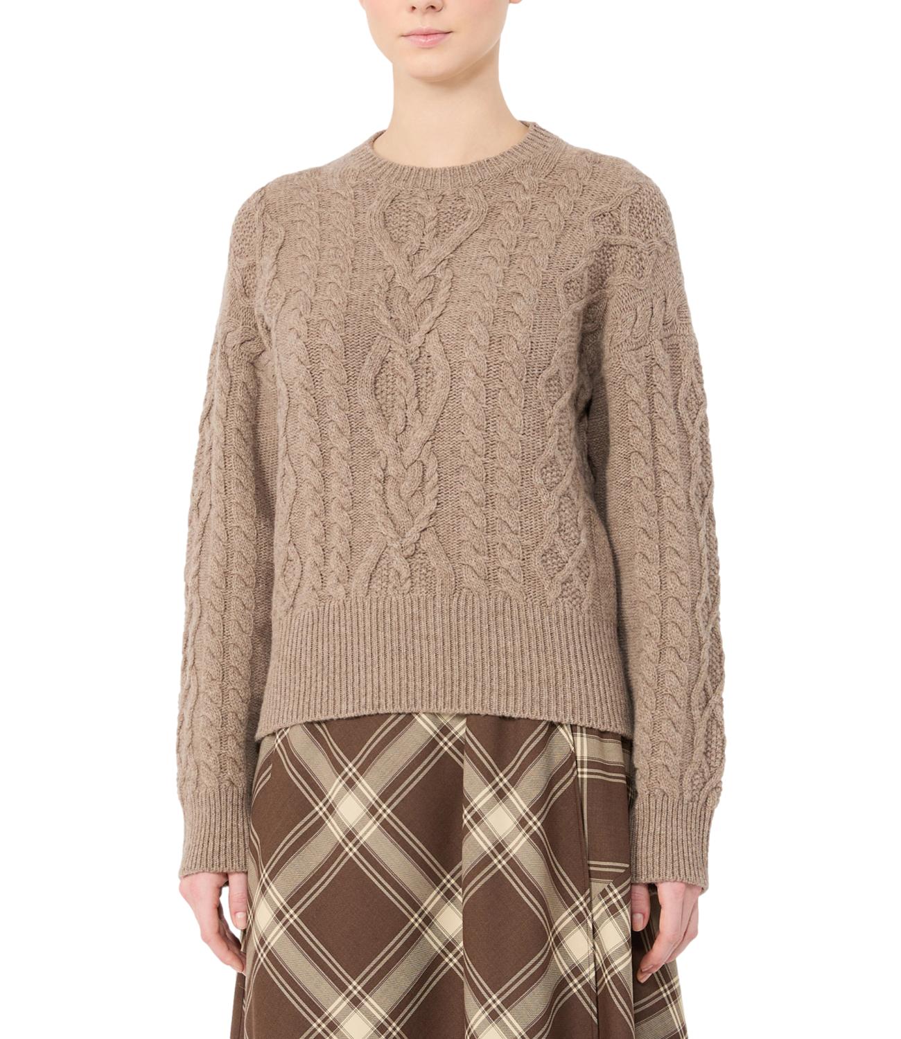 Max Mara Weekend Maglia Wkdalben Nocciola Donna
