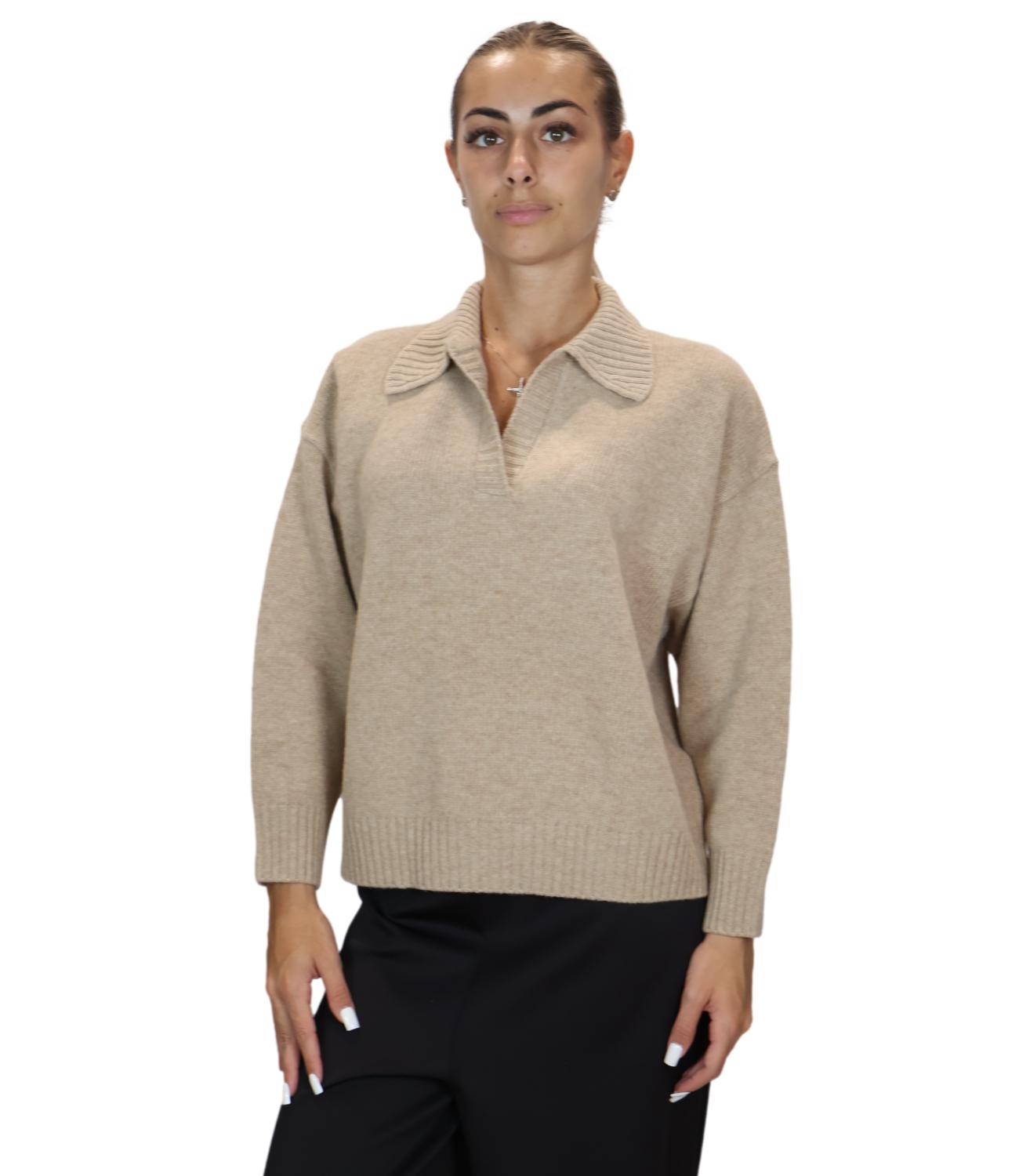 MAX MARA WEEKEND maglia Wkdagre beige donna