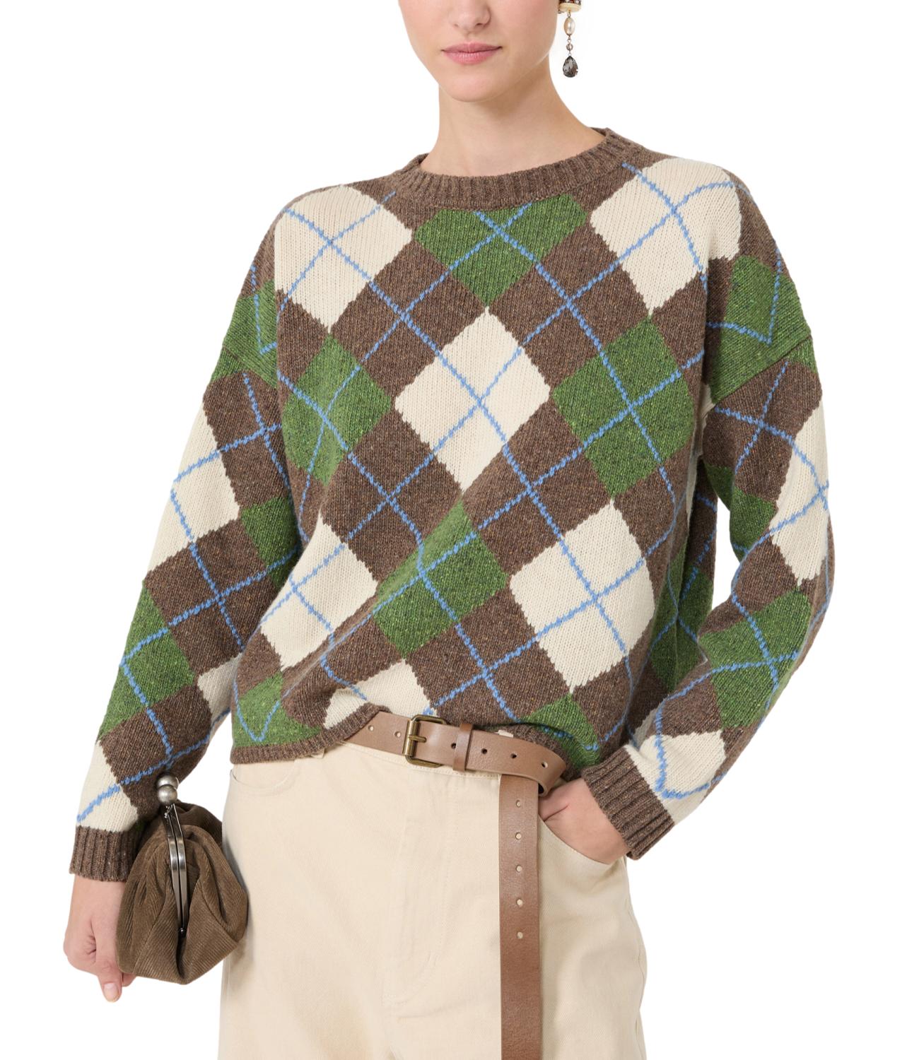 Max Mara Weekend Maglia Wkdvasaio Marron Glacè Donna