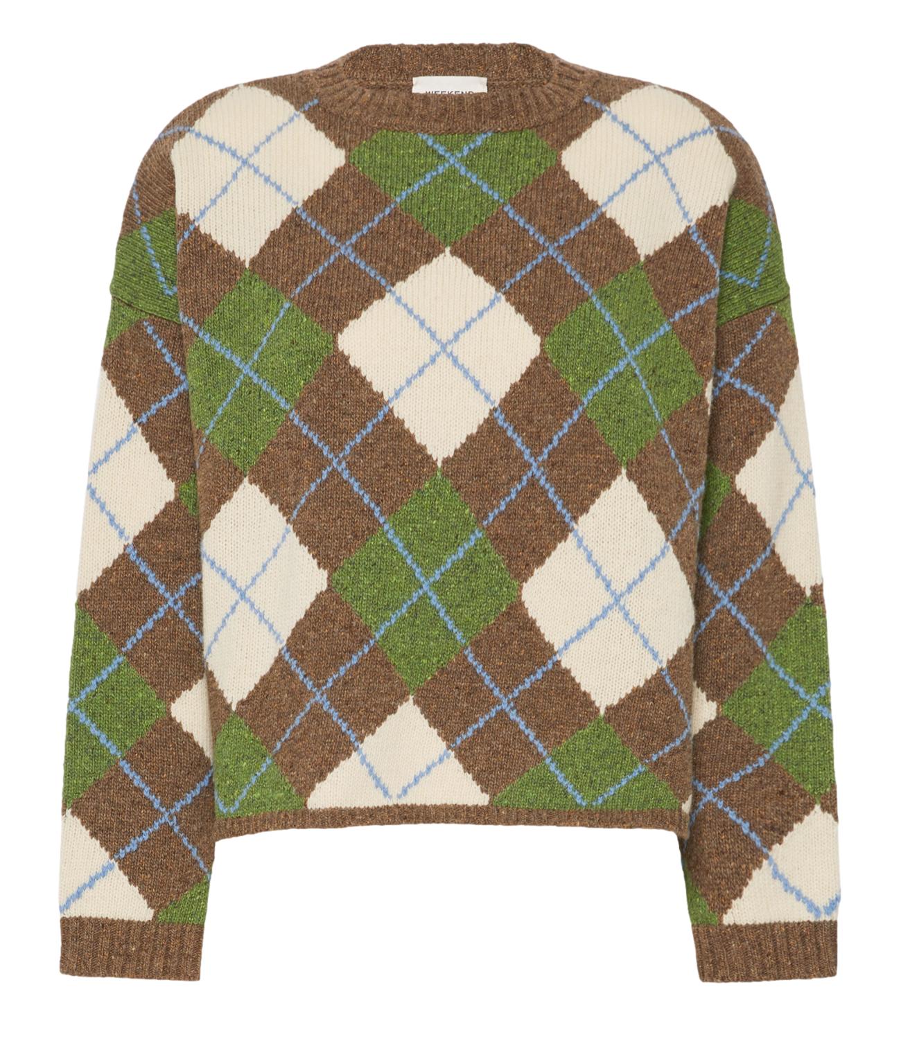Max Mara Weekend Maglia Wkdvasaio Marron Glacè Donna