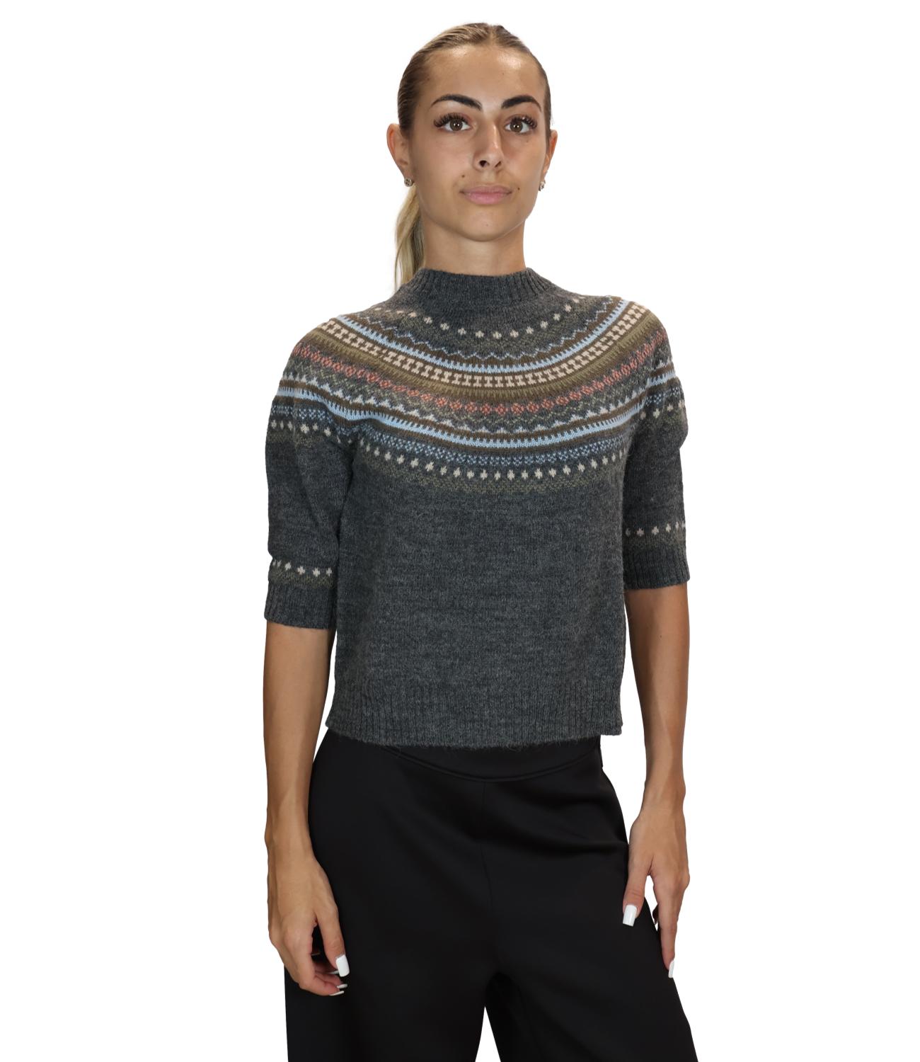 MAX MARA WEEKEND maglia Wkdgallo grigio medio donna