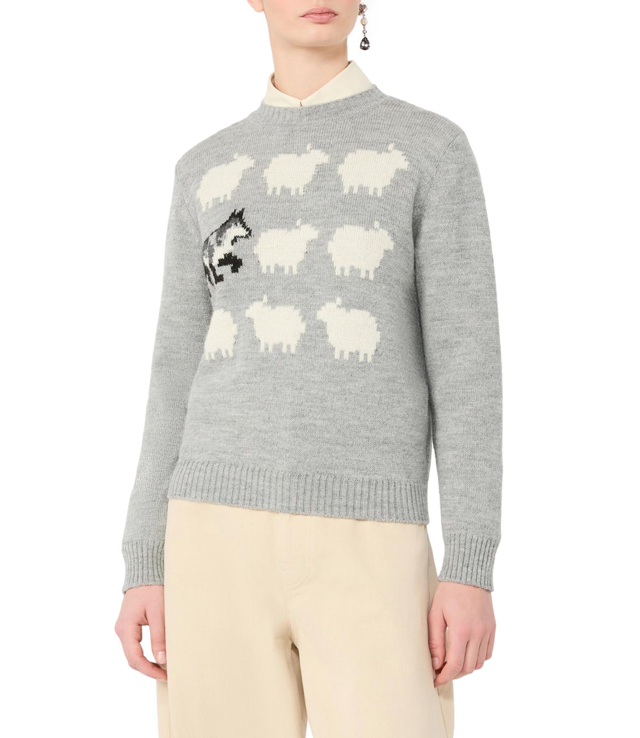 Max Mara Weekend Maglia Wkdnitra Grigio Chiaro Donna