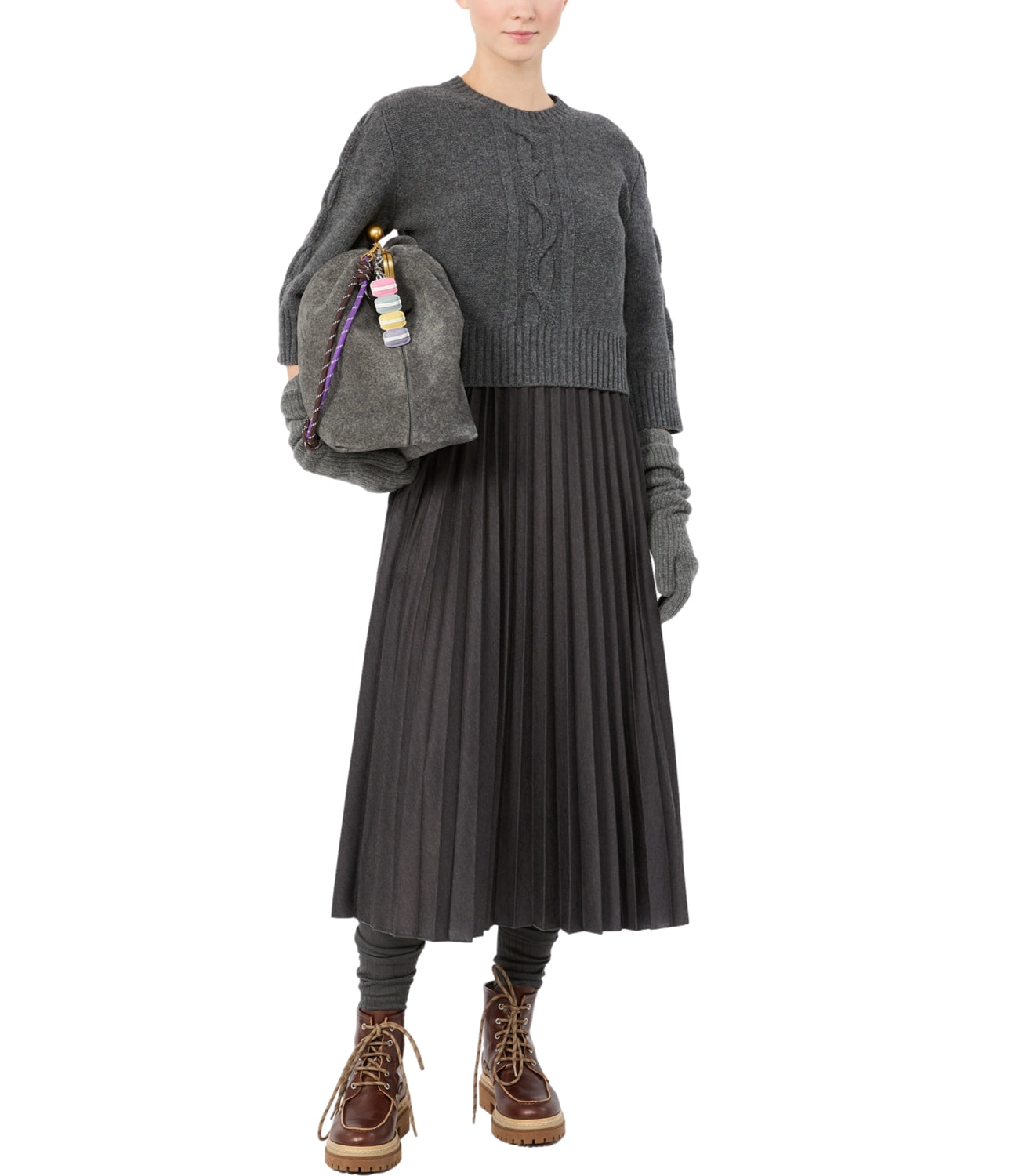 Max Mara Weekend Abito Wkdcalco Antracite Melange Donna