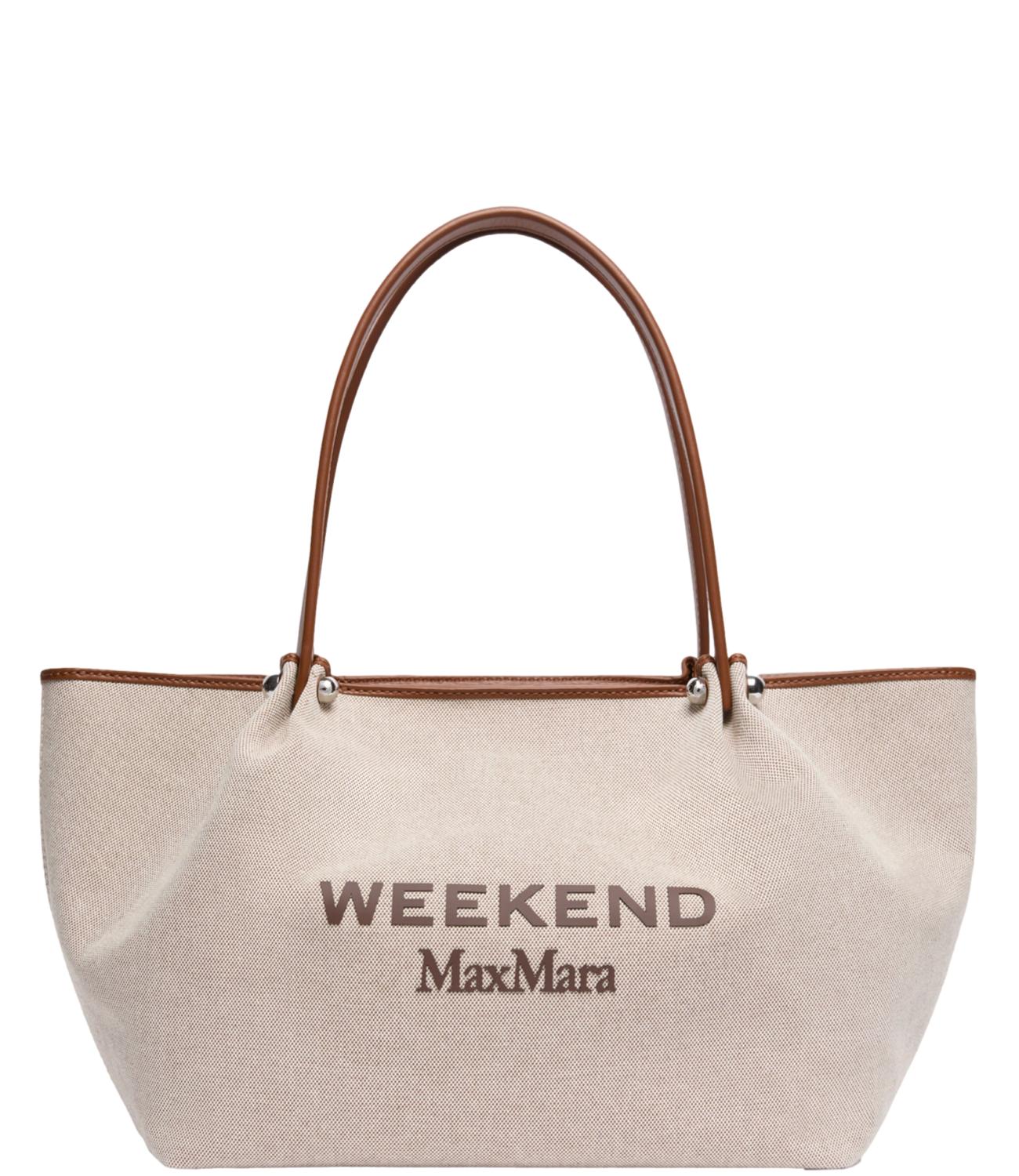 Max Mara Weekend Borsa Wkagetto Cuoio Donna