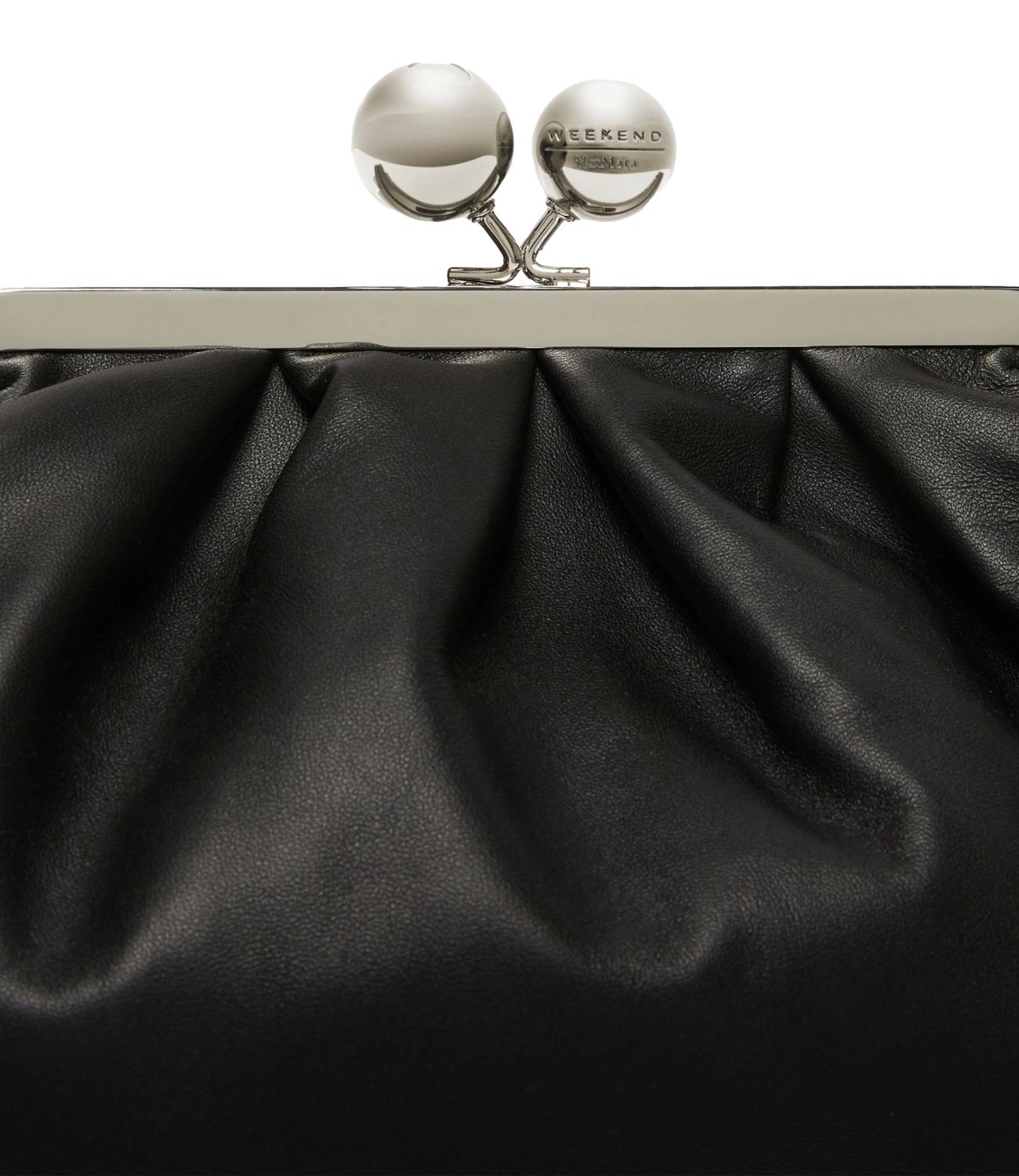 Max Mara Weekend Pasticcino Bag Media "Cubico" Nero Donna
