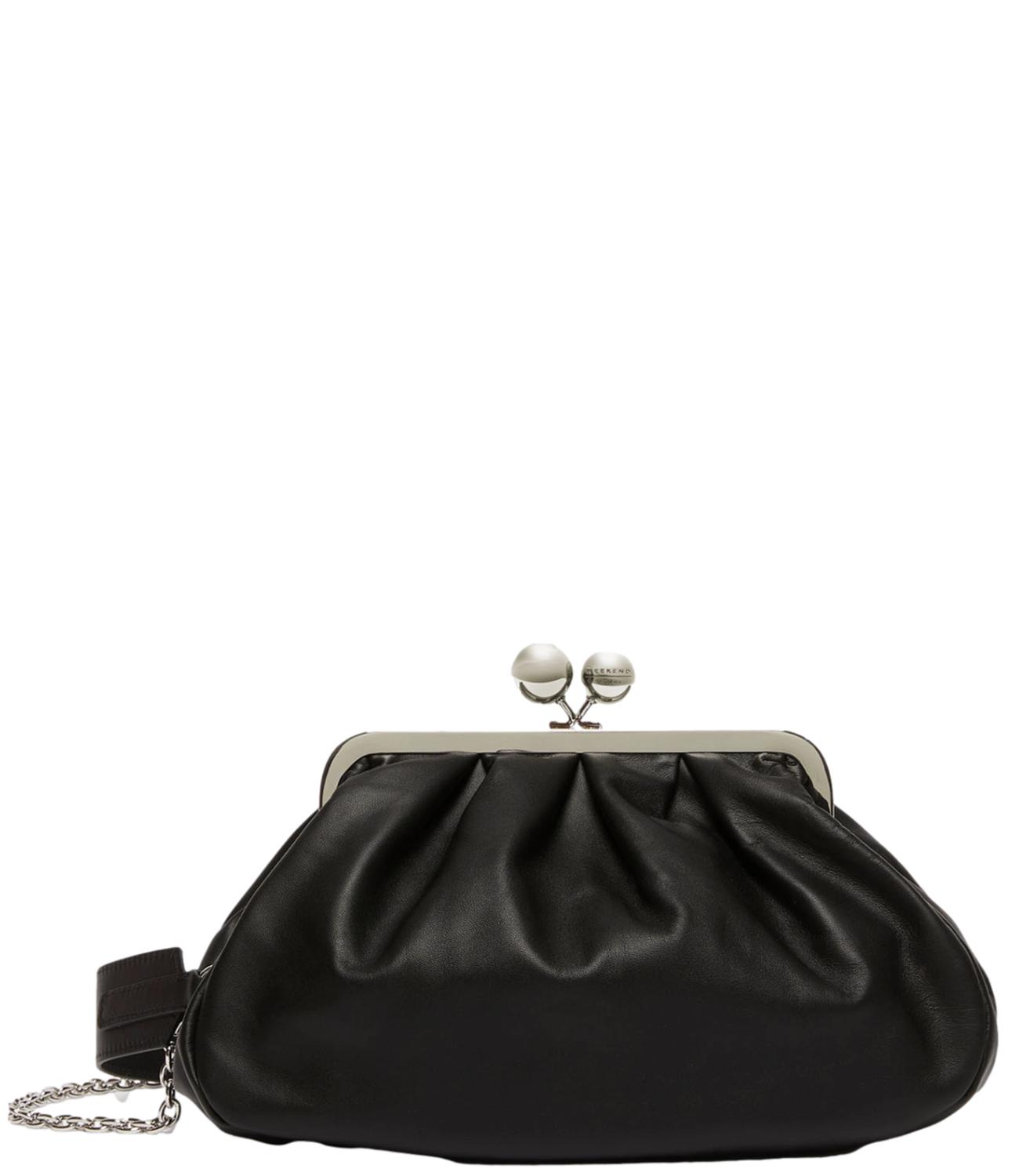 Max Mara Weekend Pasticcino Bag Media "Cubico" Nero Donna