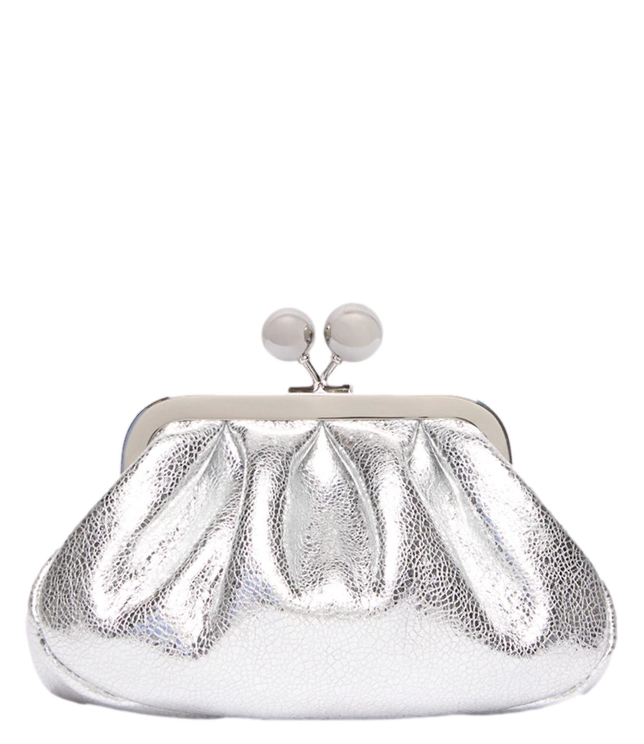 Max Mara Weekend Pasticcino Bag "Wkabruno" extra small Argento Donna