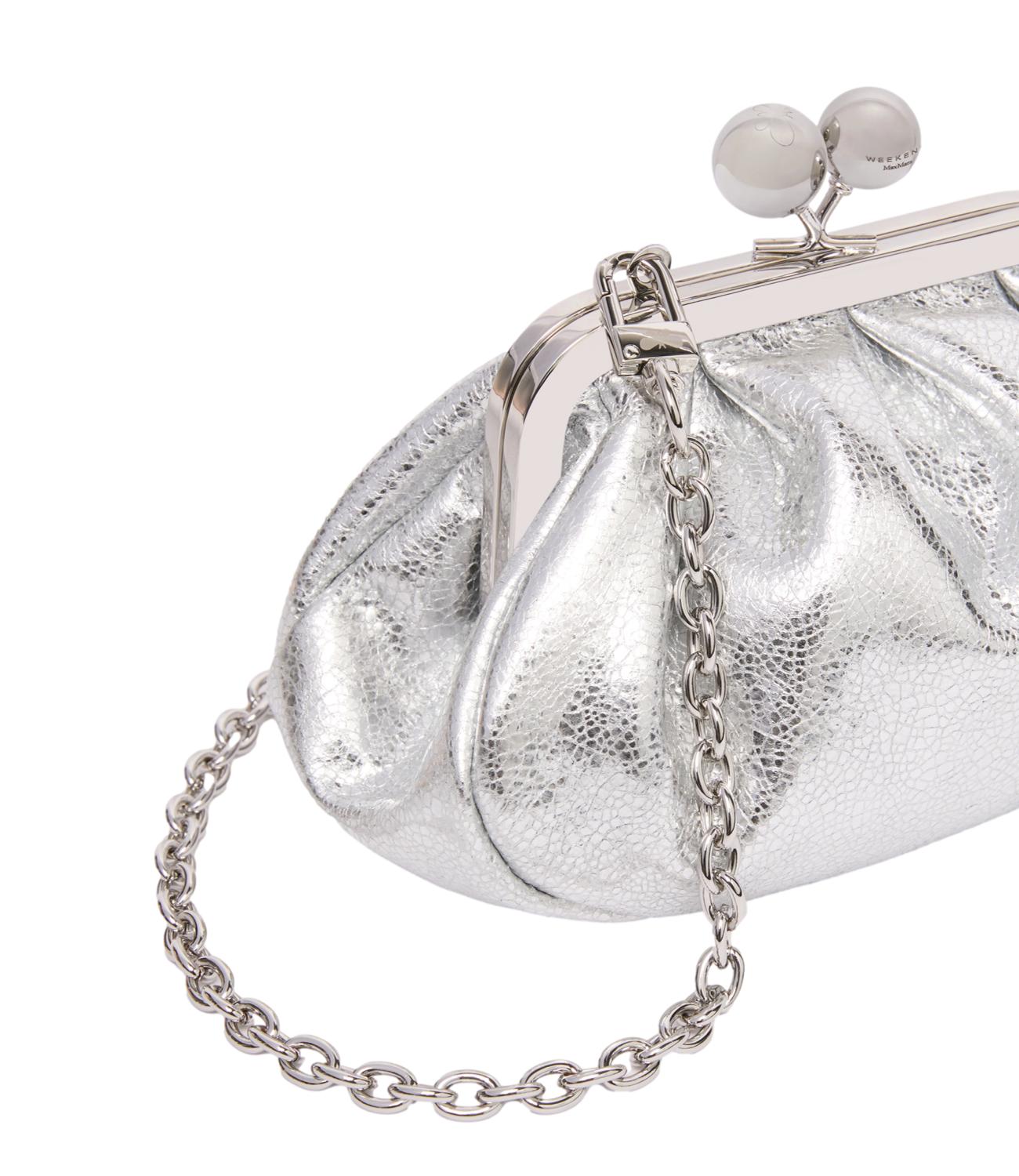 Max Mara Weekend Pasticcino Bag "Wkabruno" extra small Argento Donna