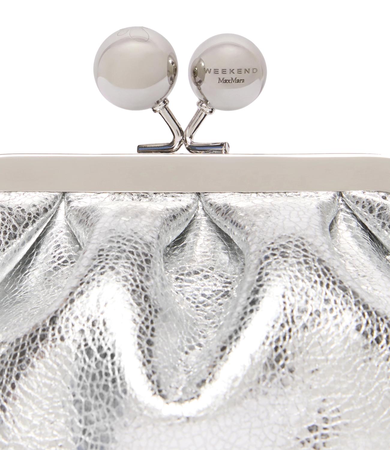 Max Mara Weekend Pasticcino Bag "Wkabruno" extra small Argento Donna