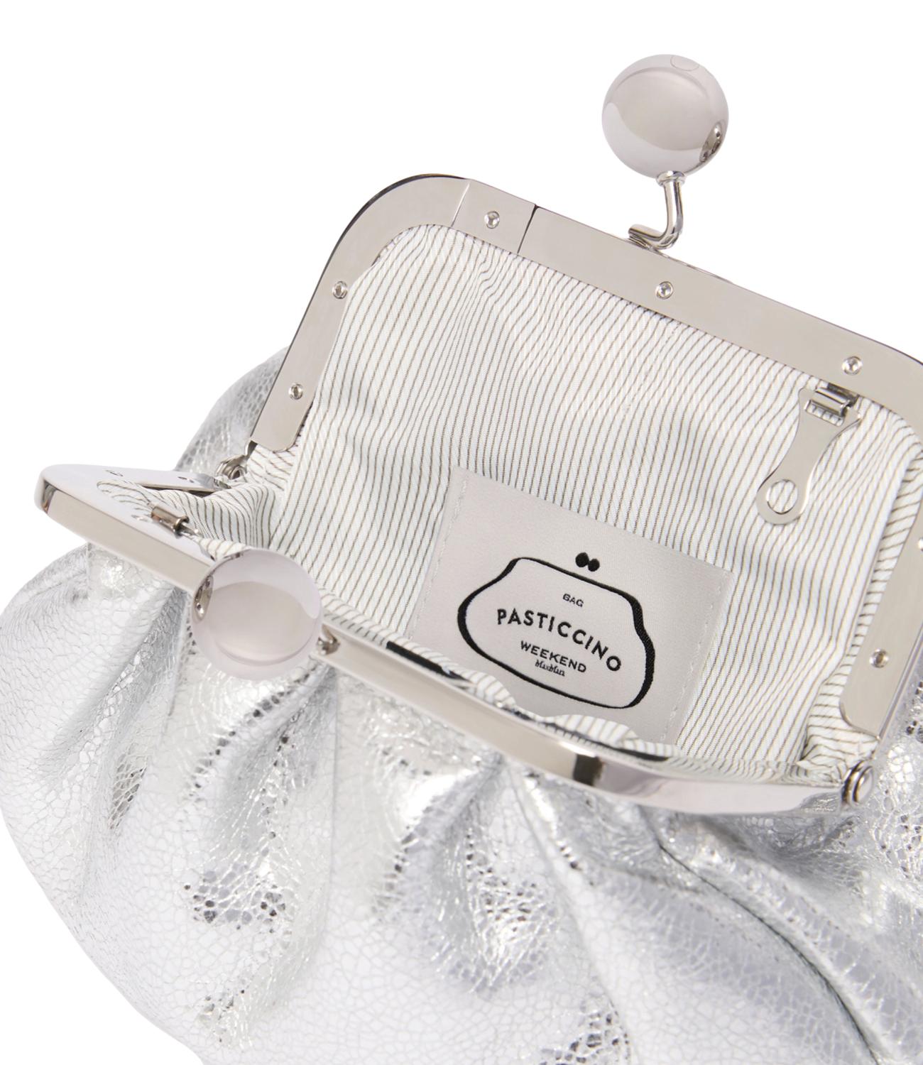 Max Mara Weekend Pasticcino Bag "Wkabruno" extra small Argento Donna